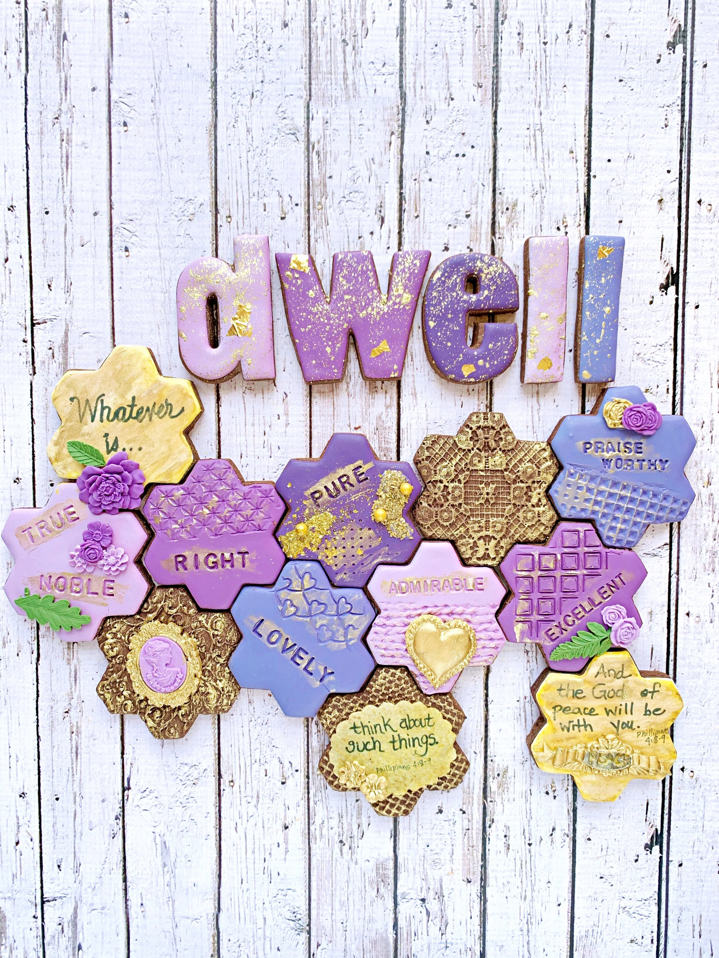 Dwell on These Things Decorated Cookie Collection
