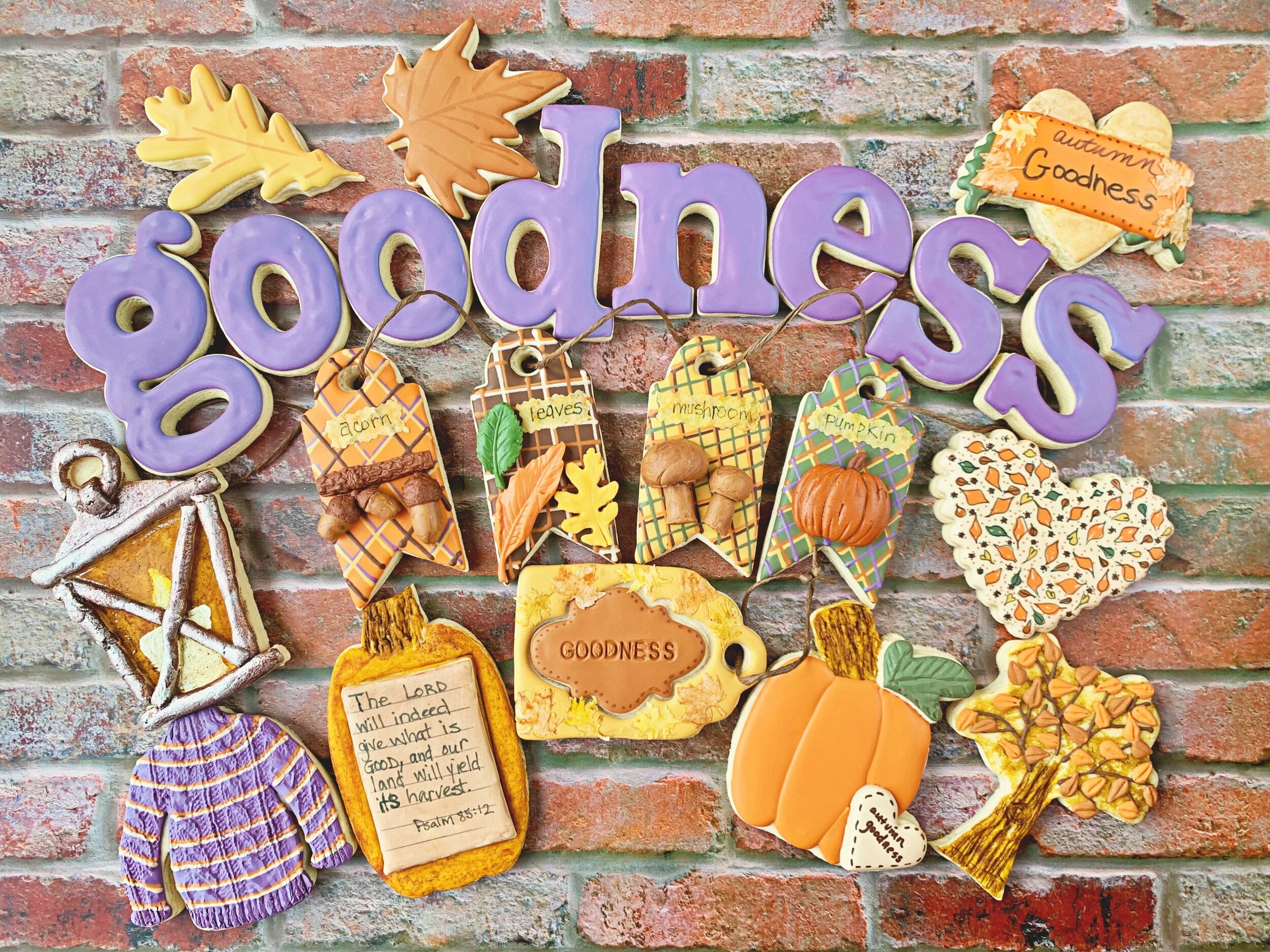 Autumn GOODNESS Decorated Cookie Collection