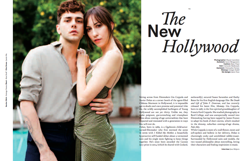 Assistant Magazine - Xavier Dolan and Gia Coppola Interview