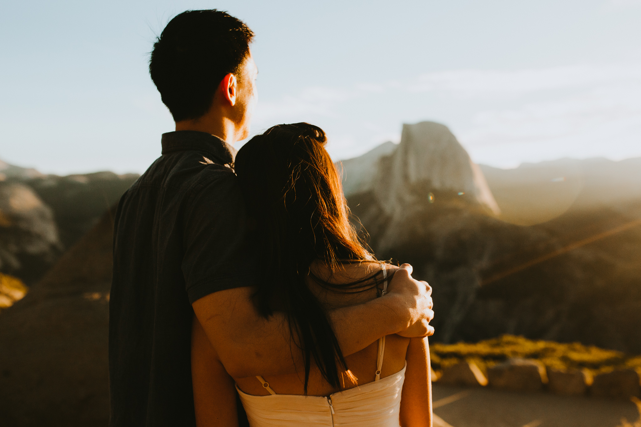 Sunrise at Glacier Point Yosemite Engagement Session-26.jpg