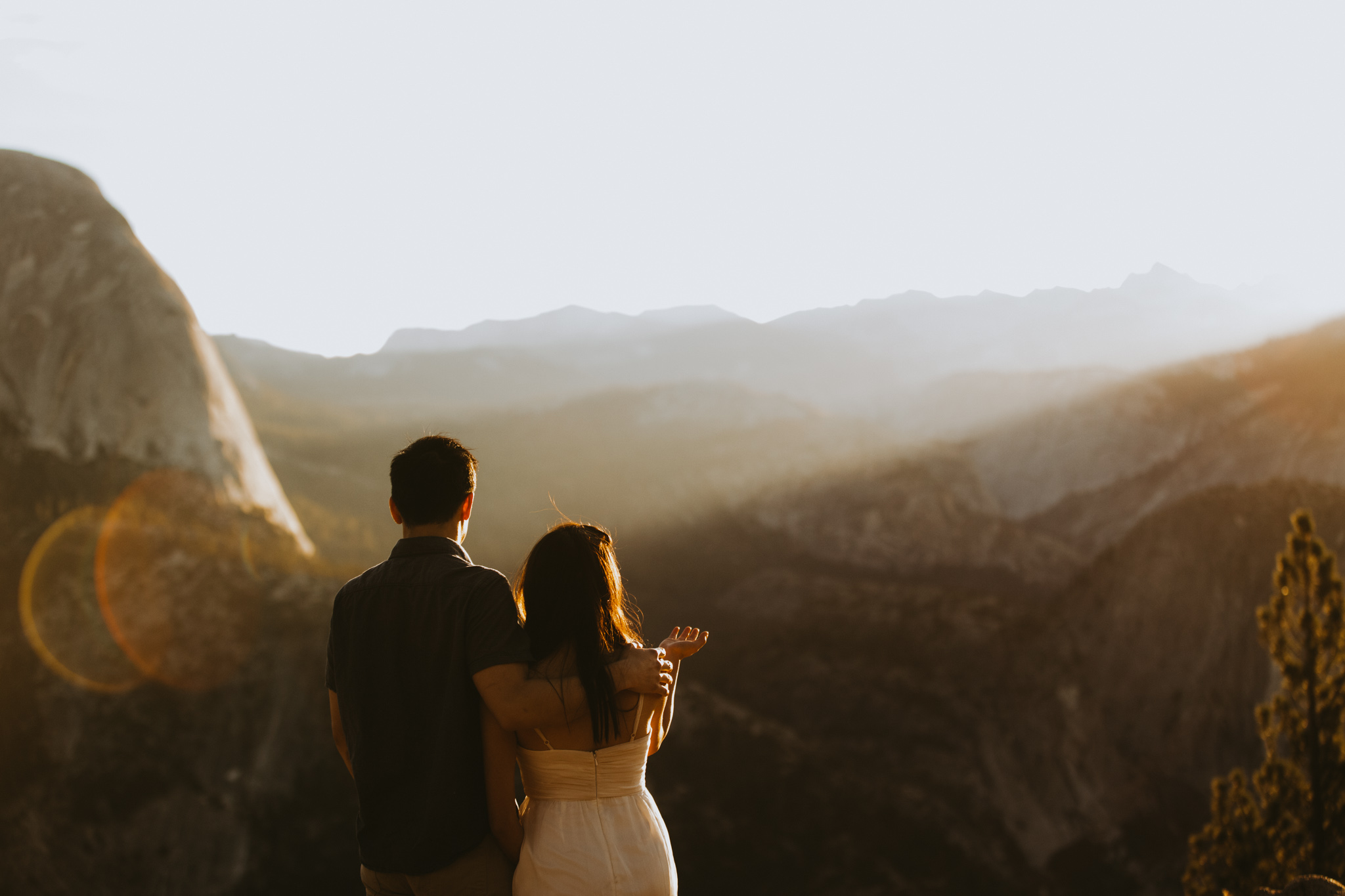 Sunrise at Glacier Point Yosemite Engagement Session-28.jpg