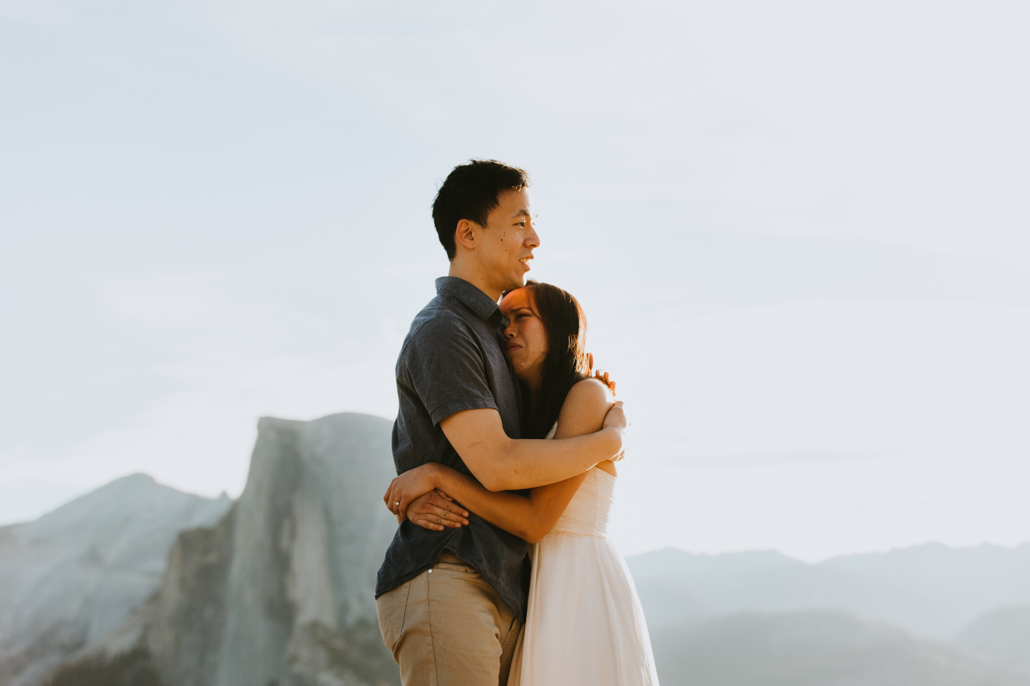 Sunrise at Glacier Point Yosemite Engagement Session-45.jpg