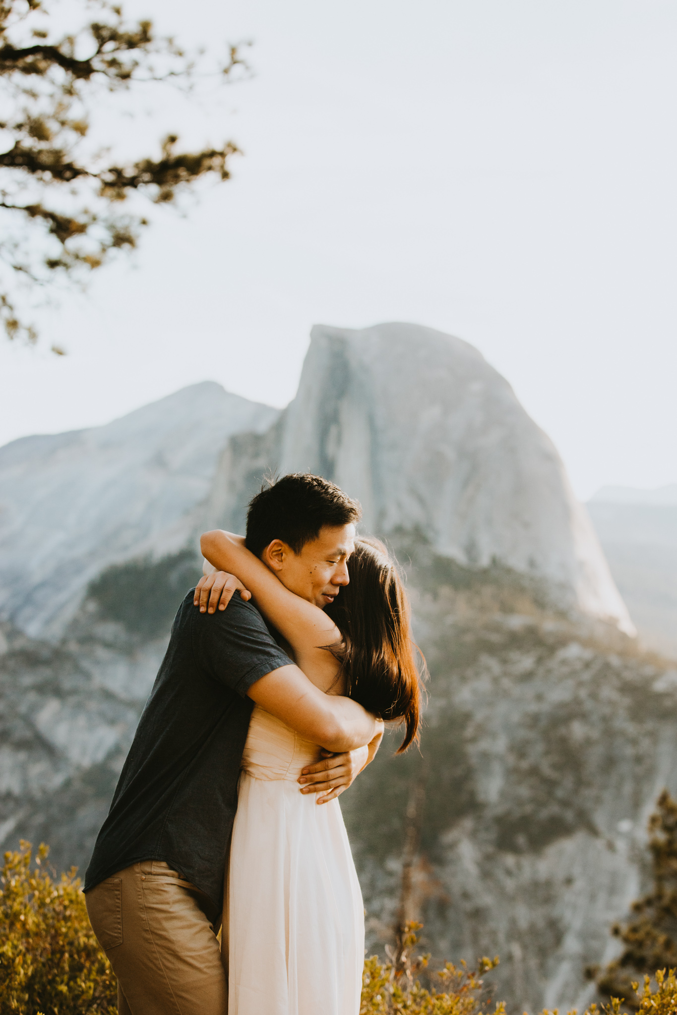 Sunrise at Glacier Point Yosemite Engagement Session-52.jpg