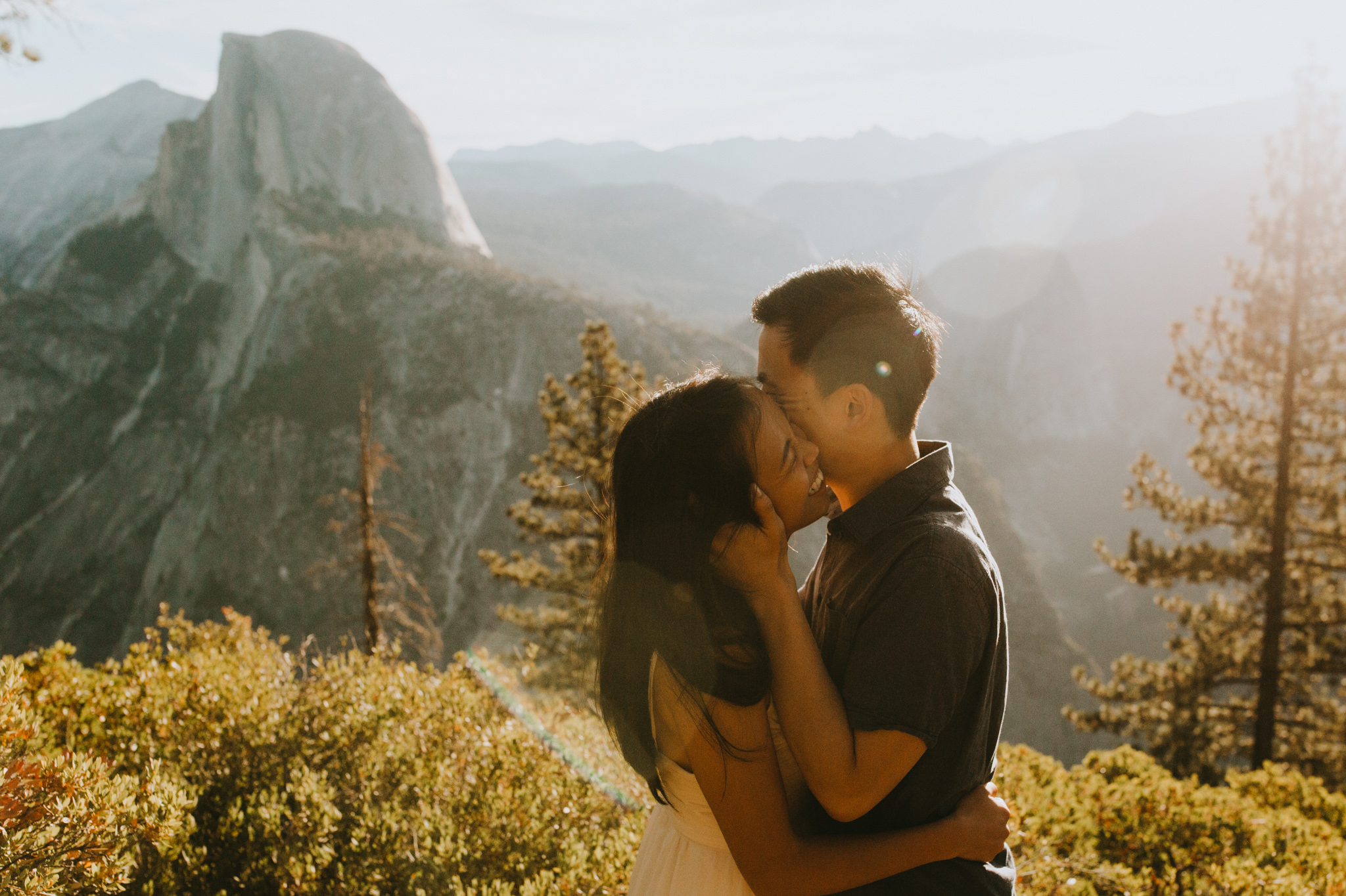 Sunrise at Glacier Point Yosemite Engagement Session-55.jpg