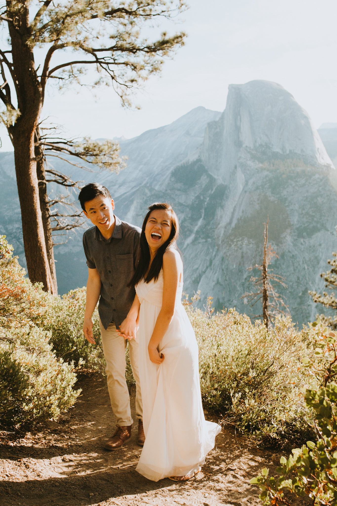 Sunrise at Glacier Point Yosemite Engagement Session-61.jpg