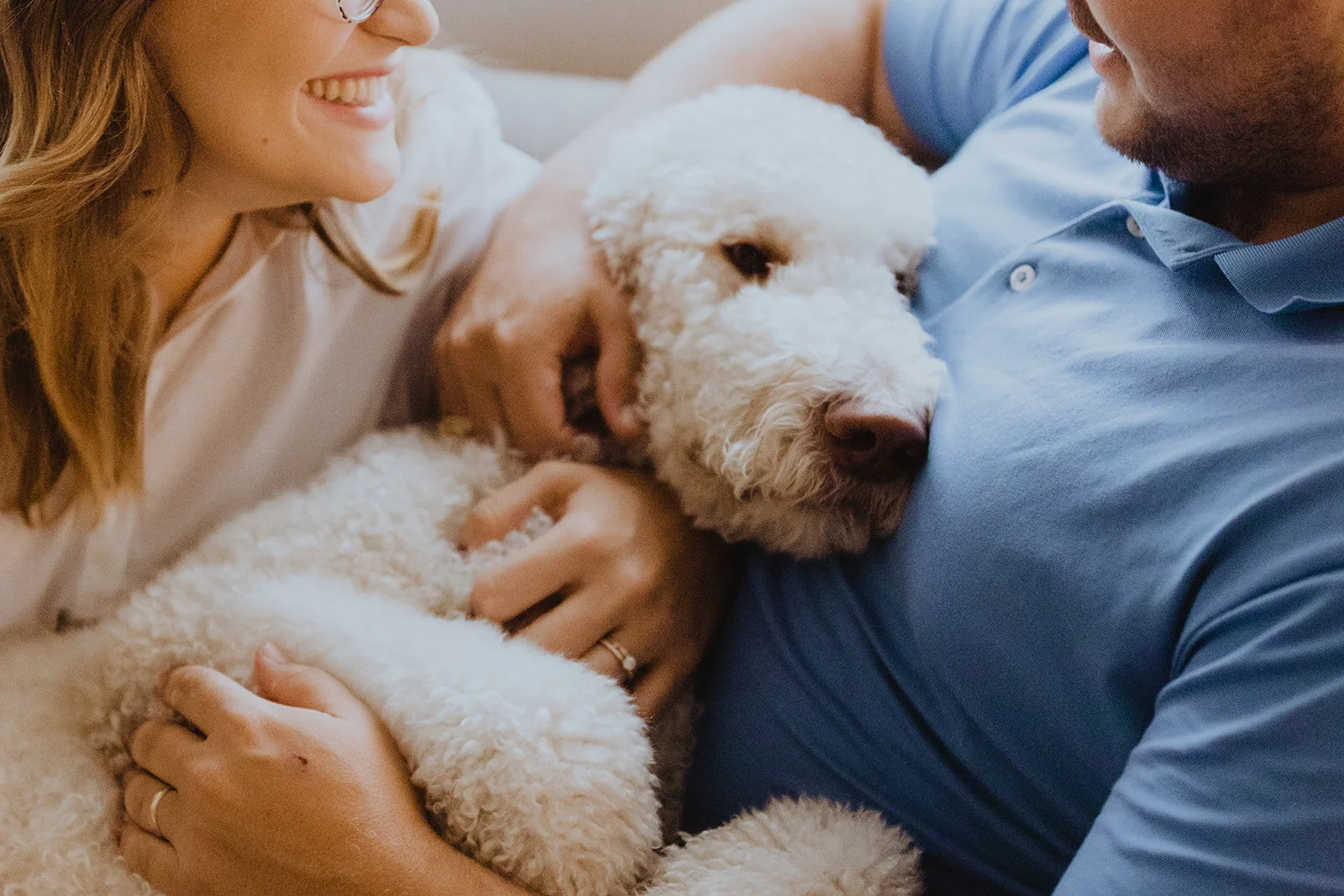 First Home &amp; Goldendoodle Family Session