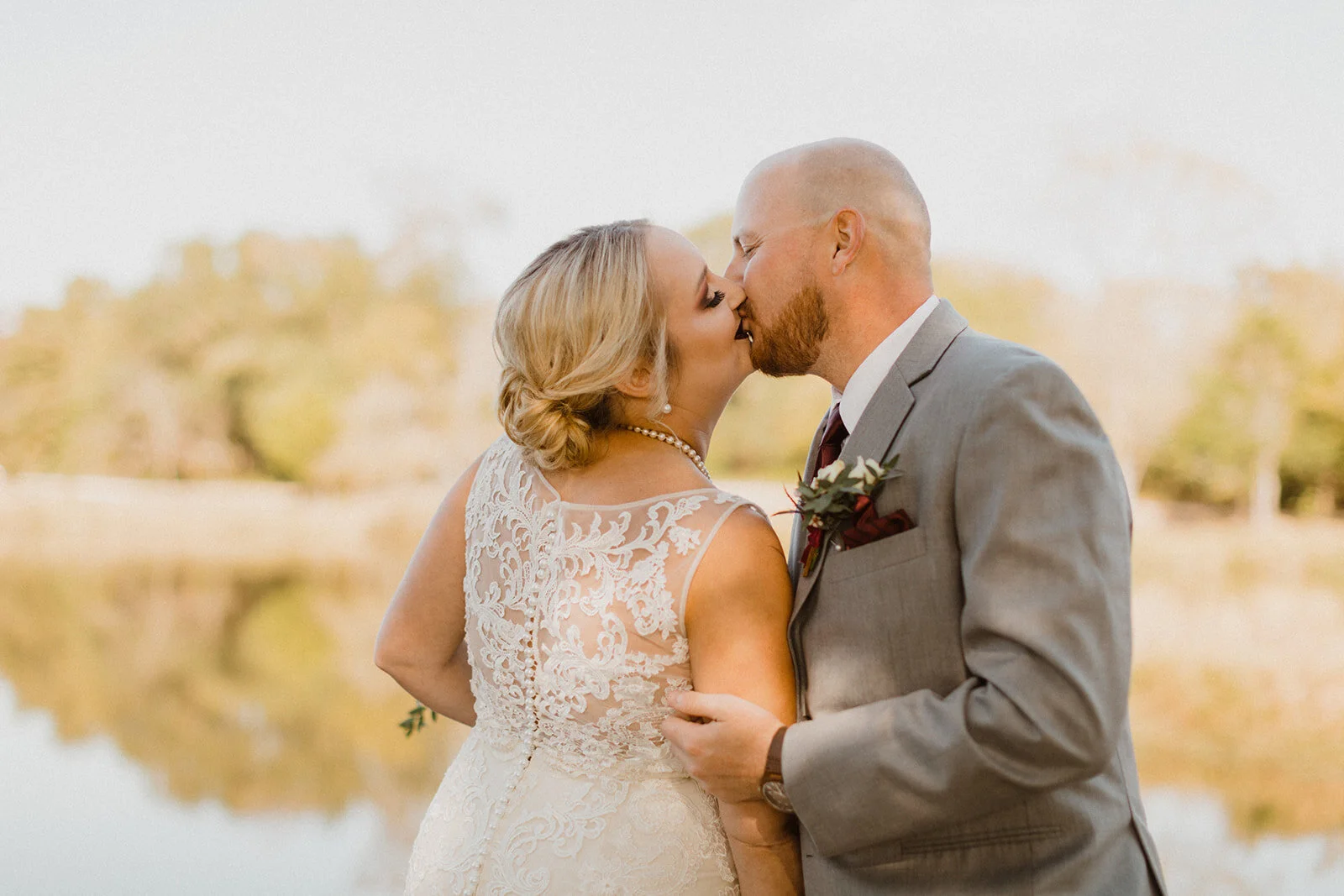 Blush &amp; Burgundy Autumn Wedding at The Wildflower Venue in Emory, TX