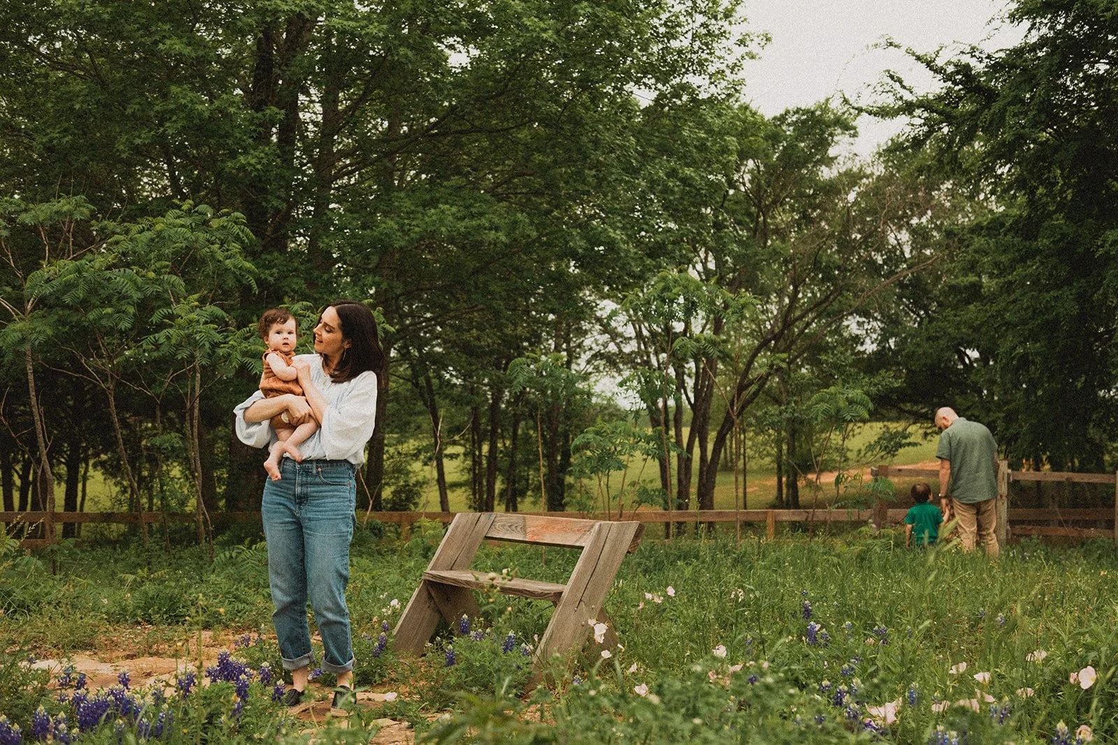An Easter Family Session at a Nature Preserve