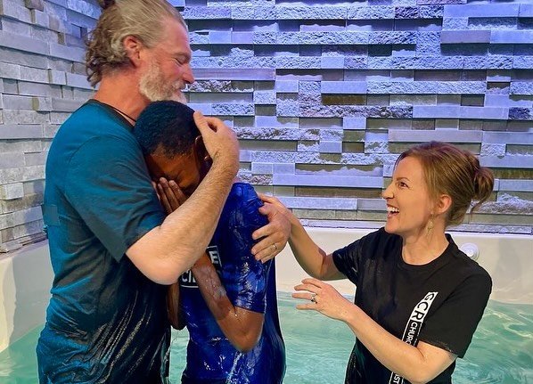 MJ got baptized!!🥳

We love MJ and are so proud of the confession he made that Jesus is His Lord and Savior! God chose Him long ago as His son and MJ chose to claim him as his Father now and forever!! 🙌🏻