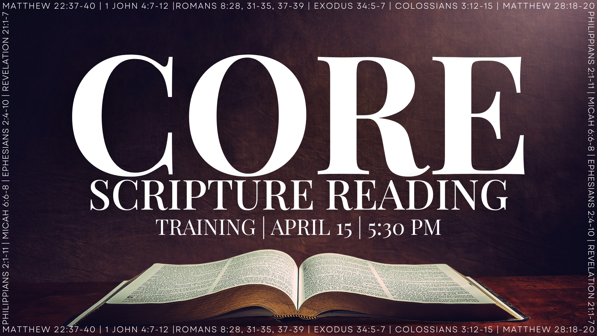 Core Scripture Reading Training