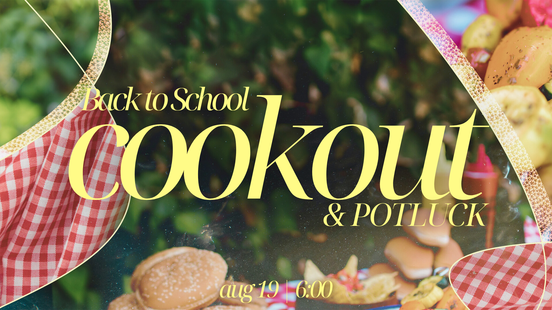 Back to School Cookout &amp; Potluck