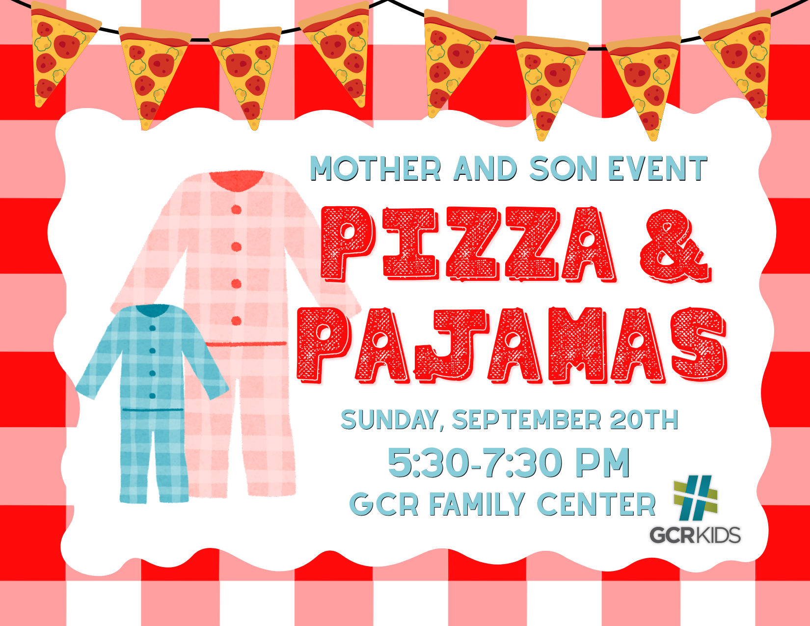 Pizza &amp; Pajamas: Mother &amp; Son Event
