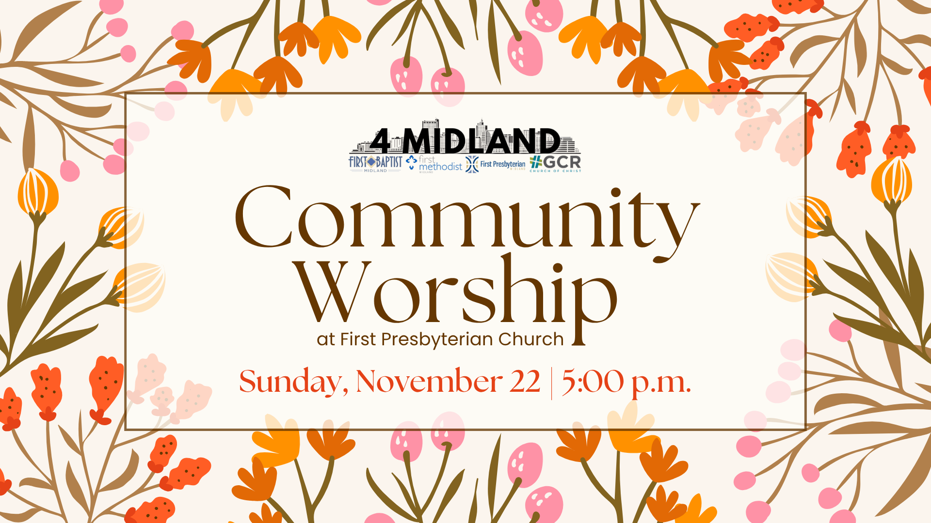 4 MIDLAND Thanksgiving Service