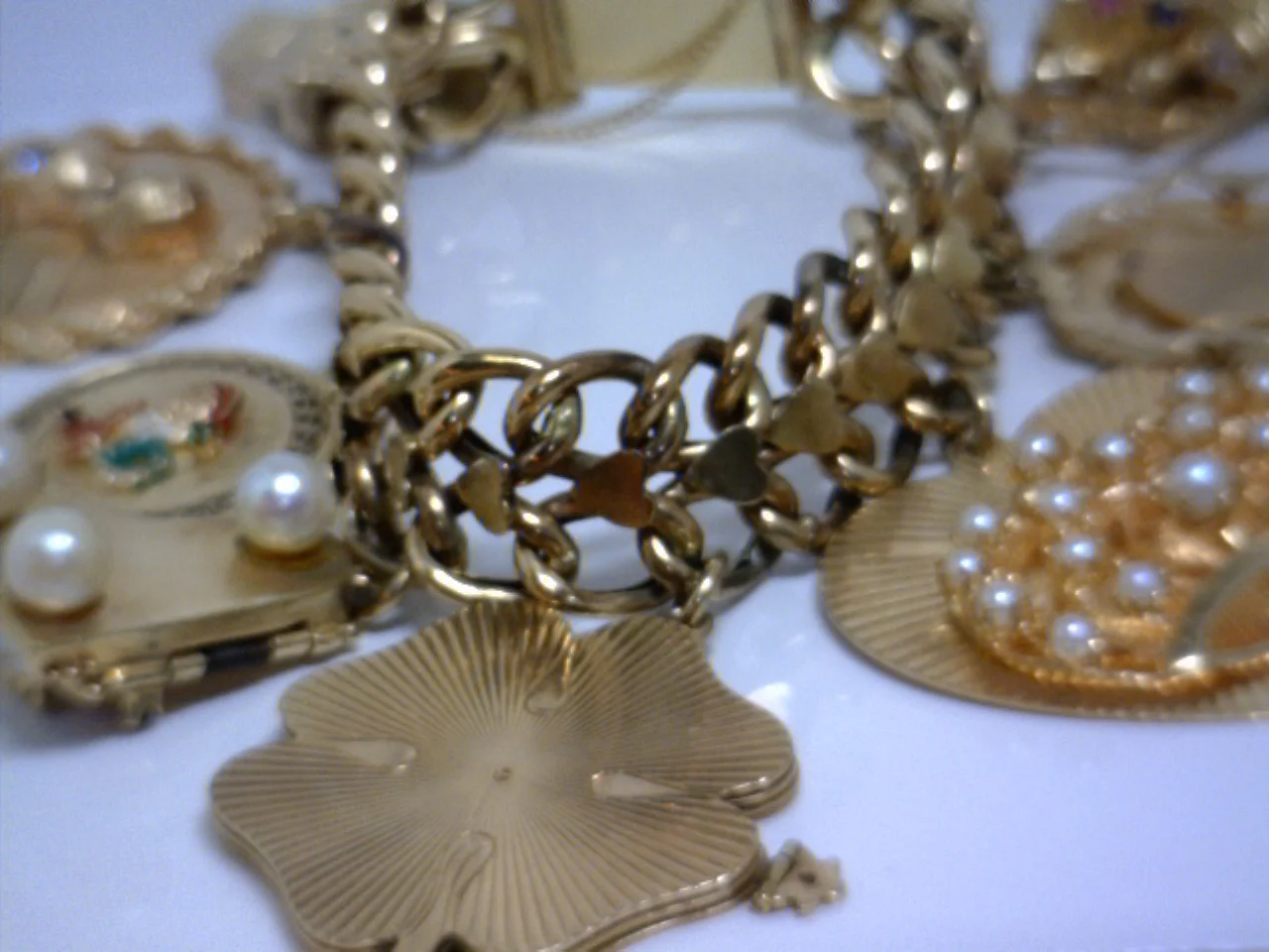 14kt Yellow Gold Charm Bracelet