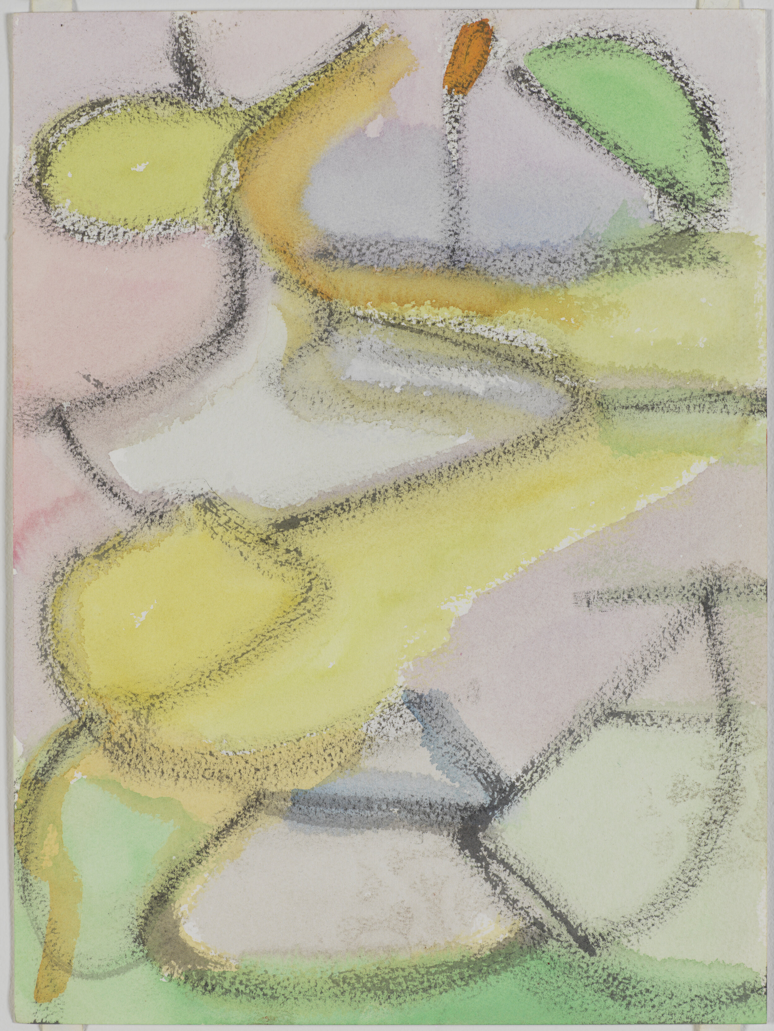 Untitled #25, 2020 ink and watercolor on paper 12 x 9 inches