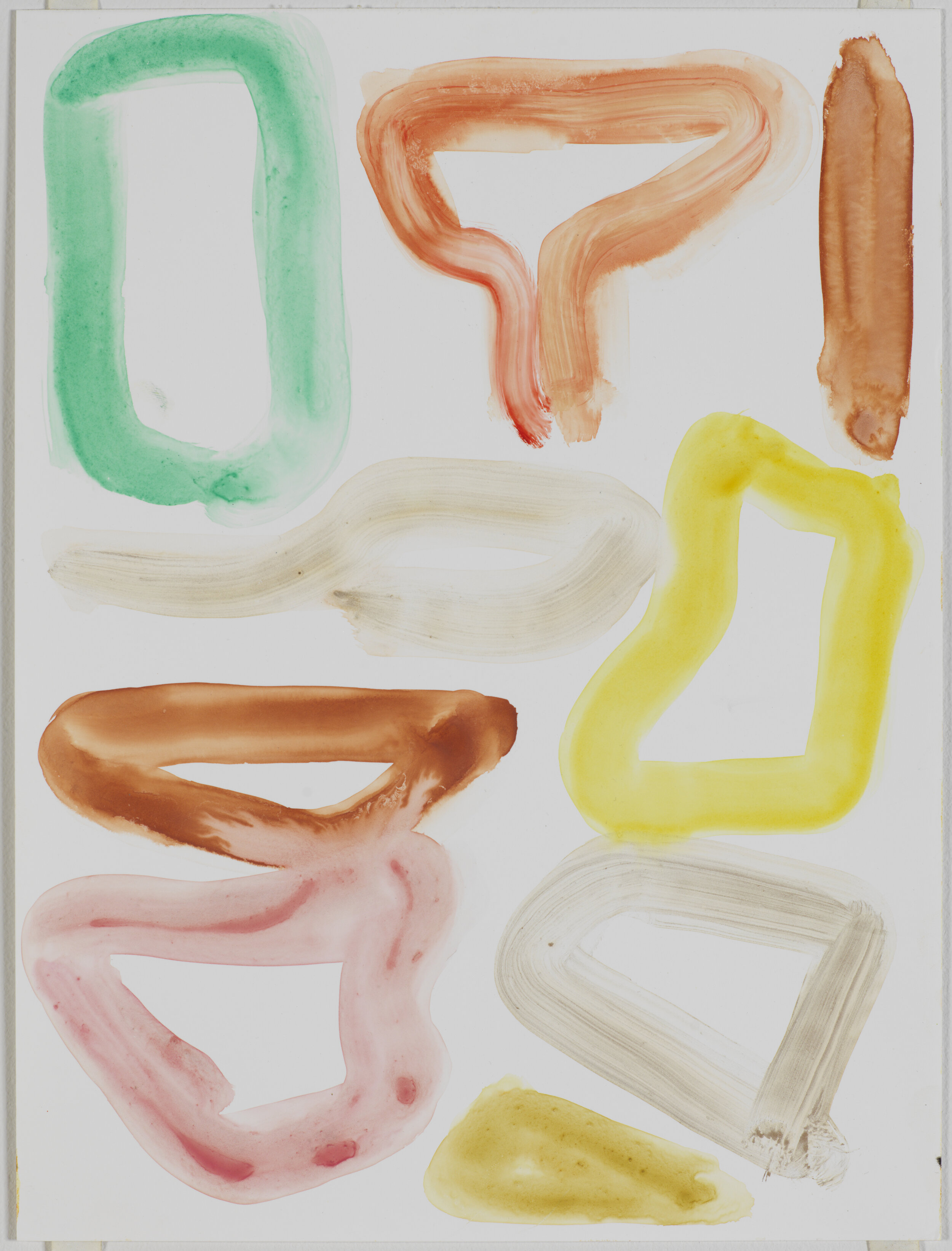 Untitled #12 Watercolor on yupo 14 x 11 inches