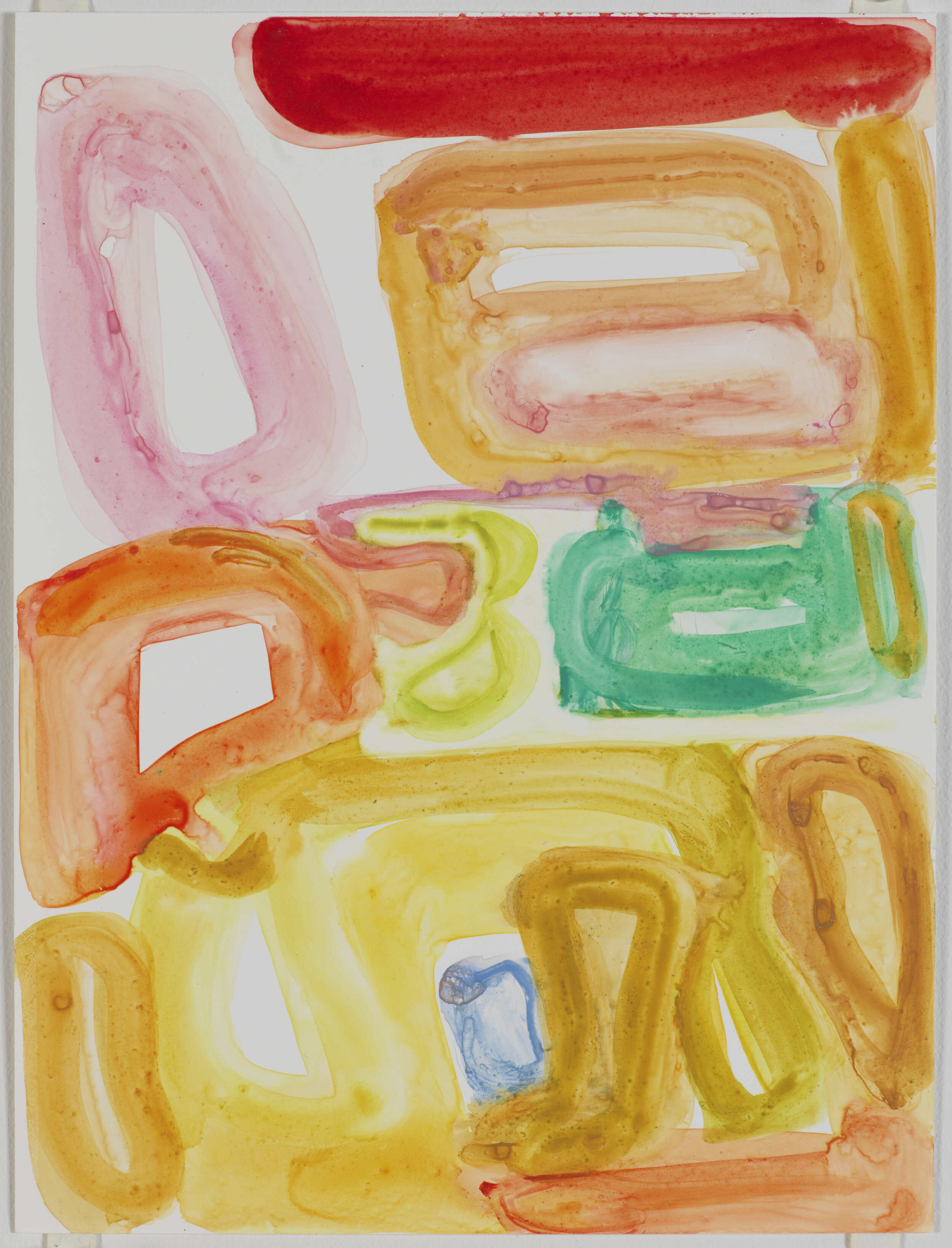 Untitled #15 Watercolor on yupo 14 x 11 inches