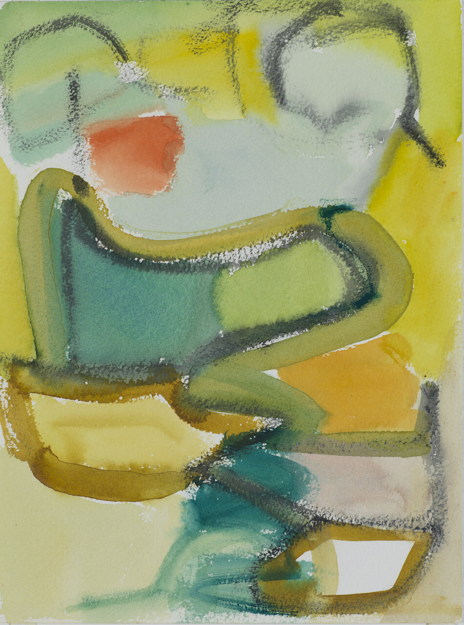 Untitled #23 ink and watercolor on paper 12 x 9 inches