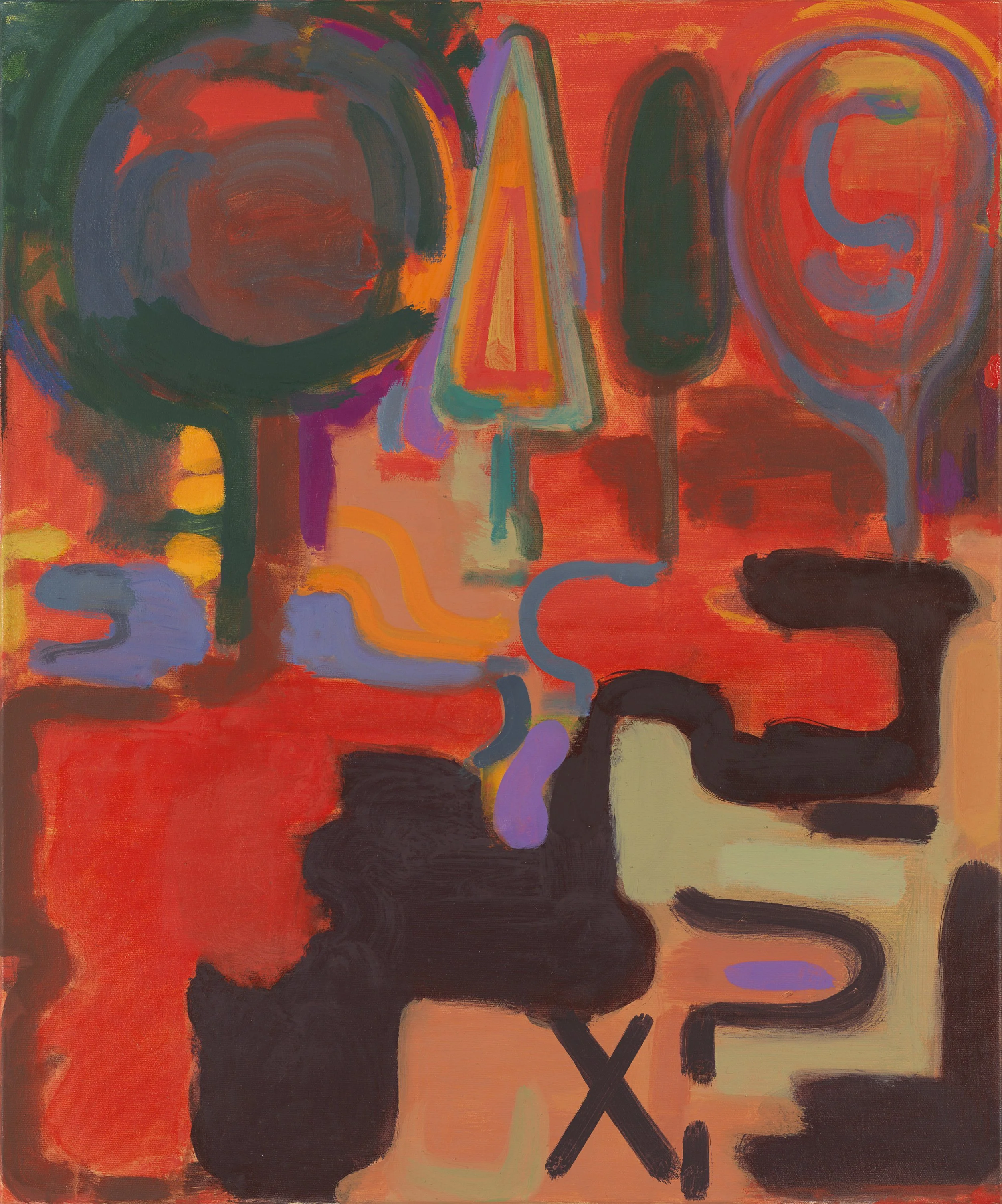 Field #173, 2025, Oil on canvas, 24 x 20 inches