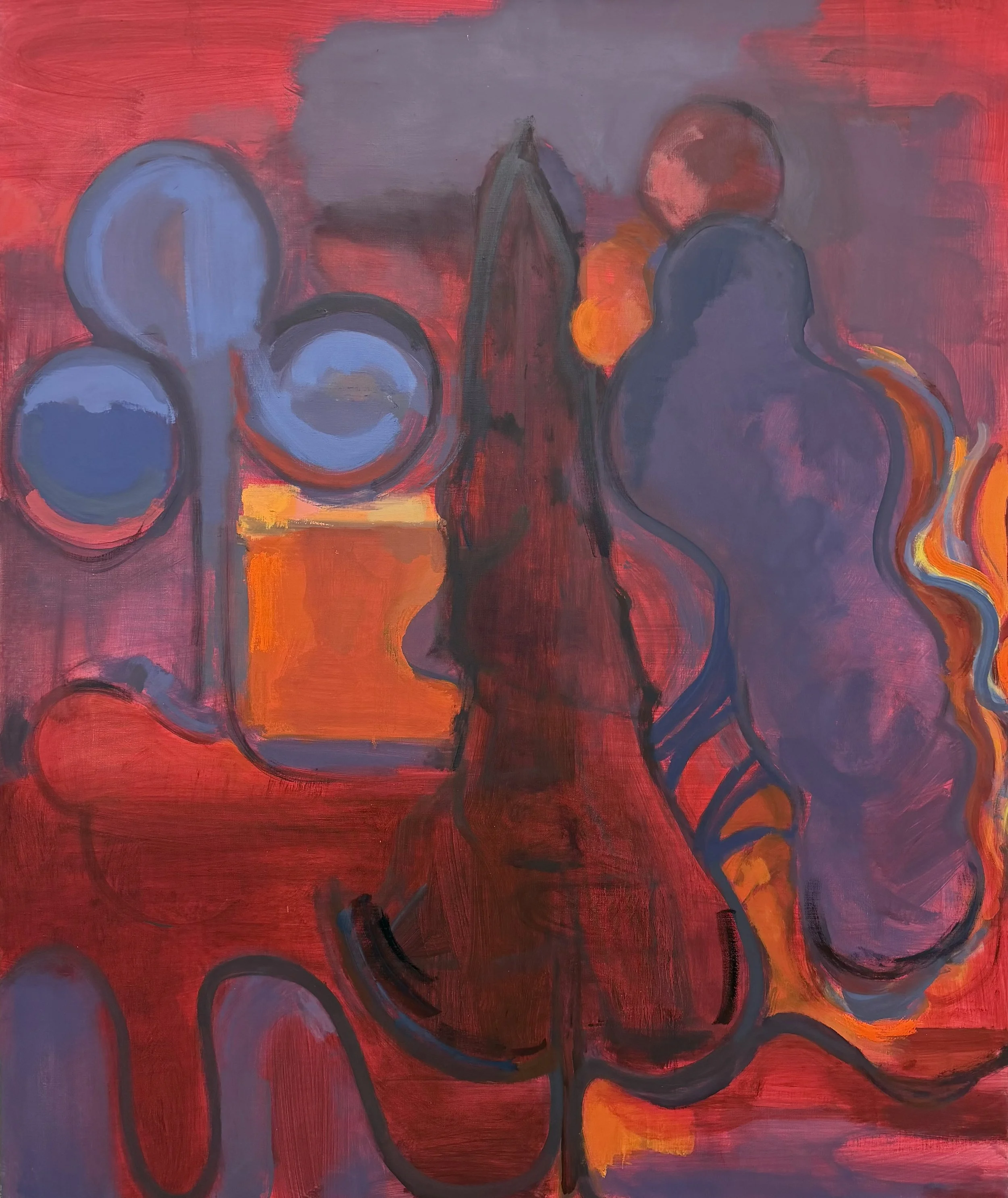 Sleepwalk, 2022, Oil on linen, 48 x 40 inches