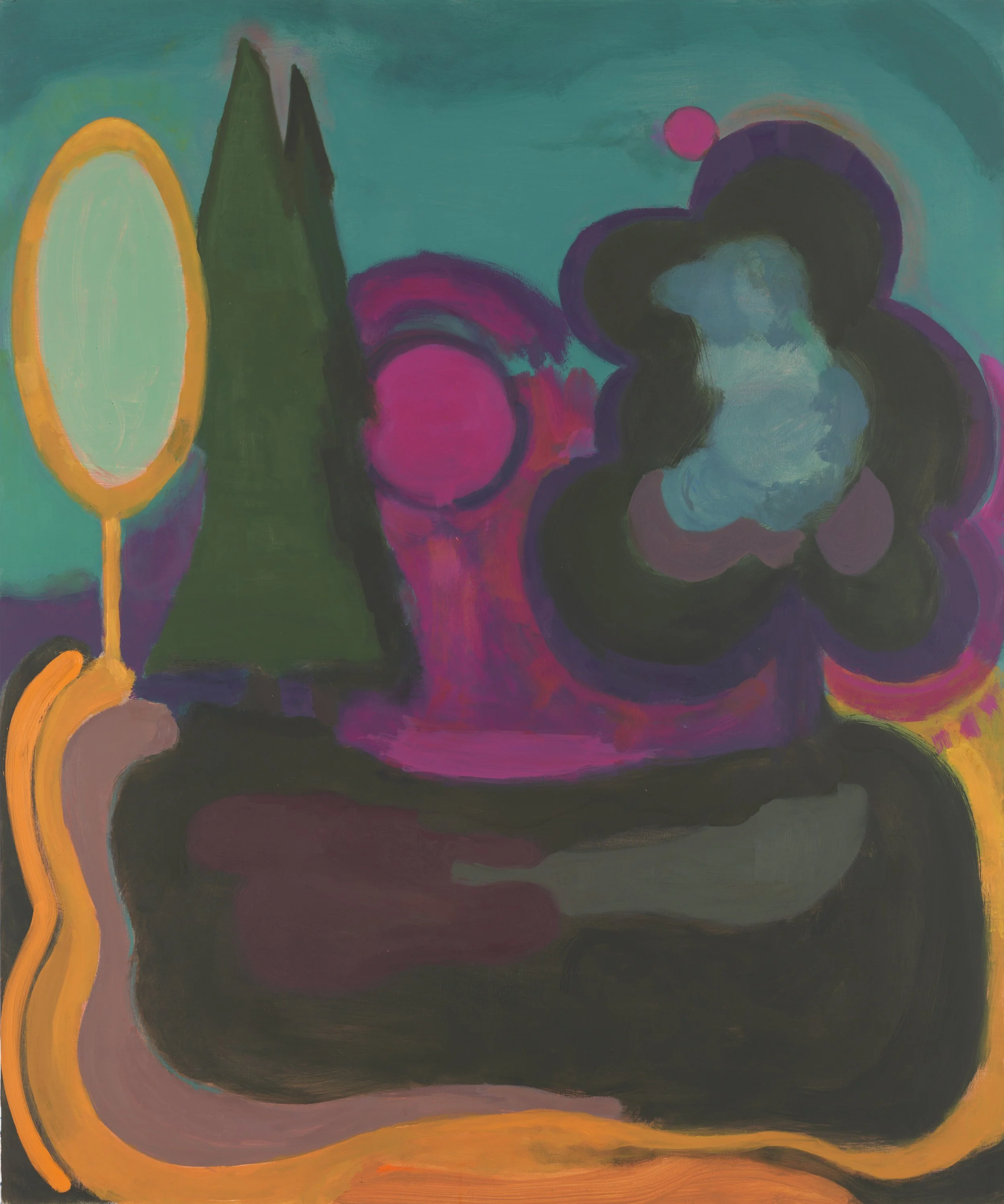 Spellbound, 2025, Oil on linen, 54 x 45 inches