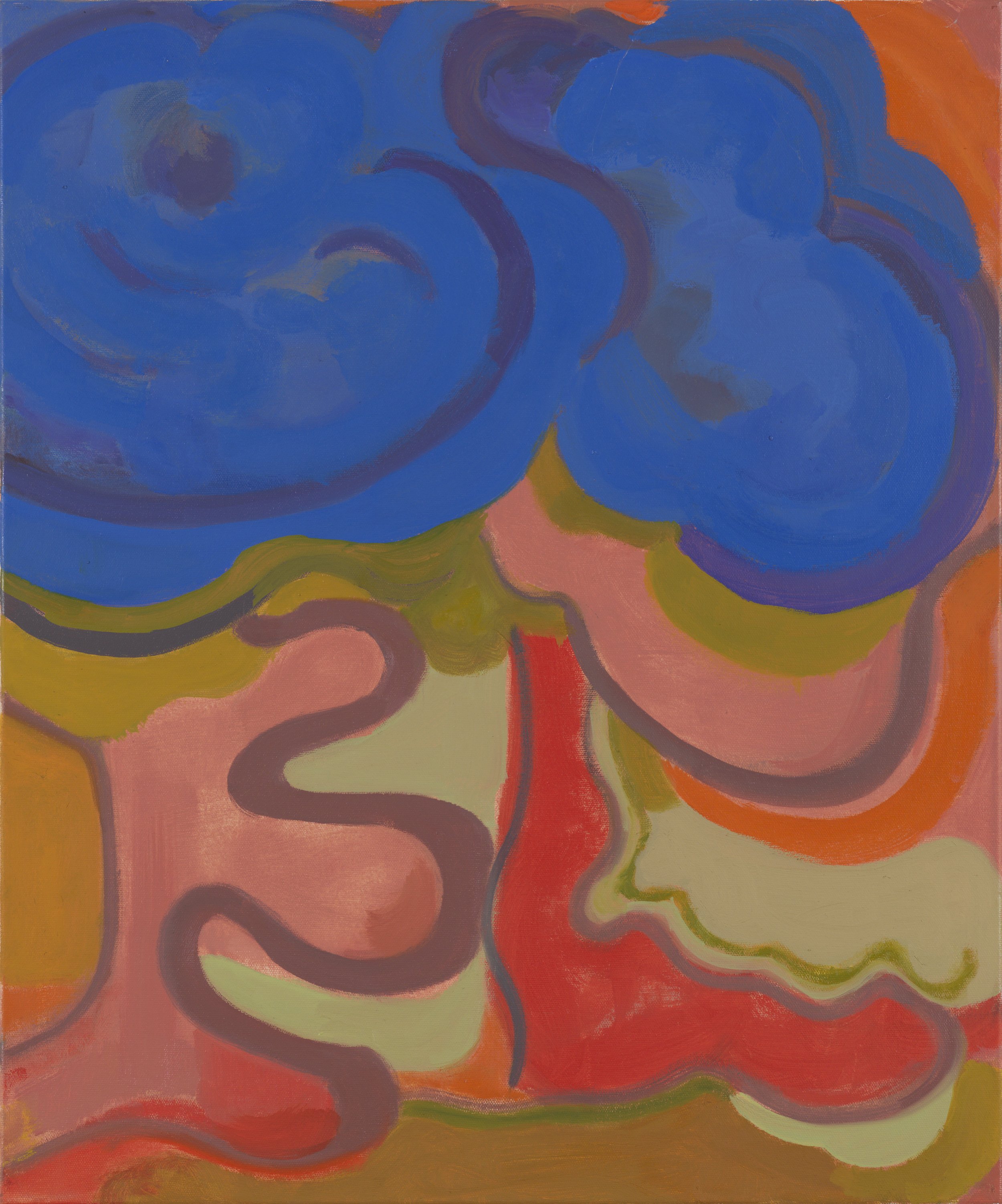 .Field #184, 2025, Oil on canvas, 24 x 20 inches