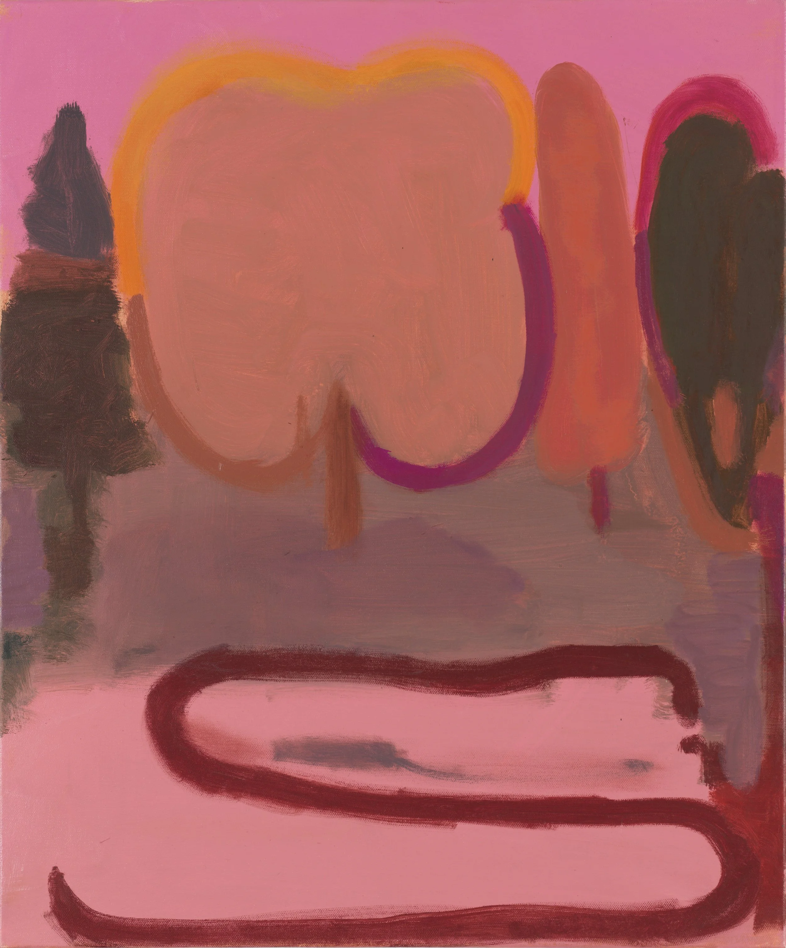 Field #201, 2026, Oil on canvas, 24 x 20 inches