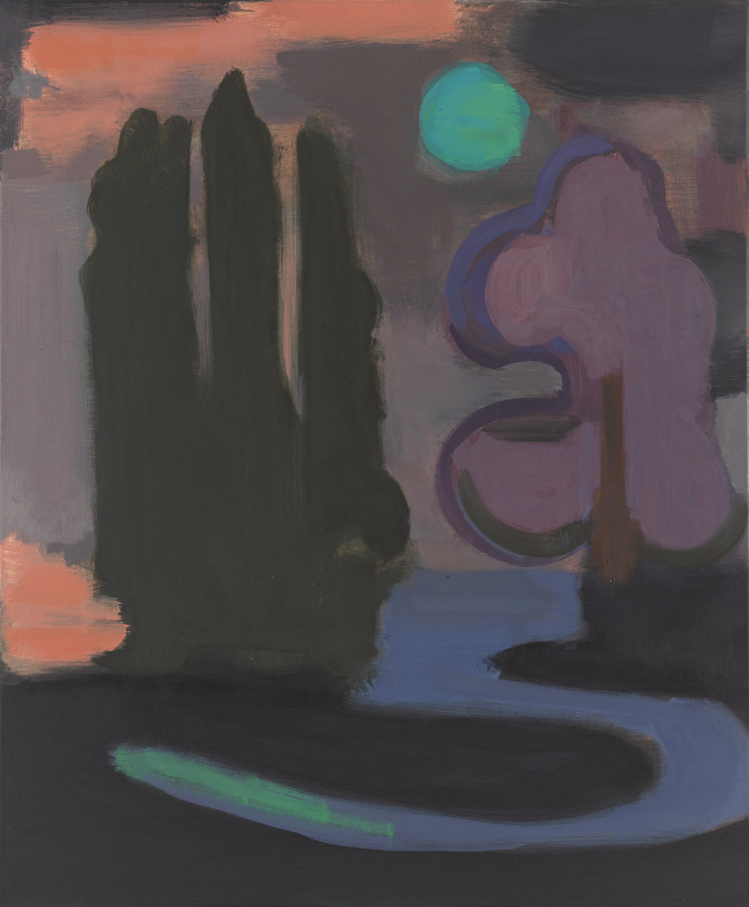 Field #200, 2026, Oil on canvas, 24 x 20 inches