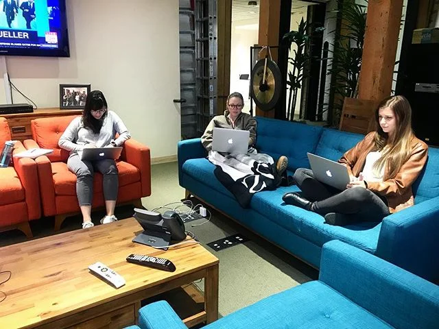 Whoever said that you can’t work hard while also taking it easy? At B&O we take full advantage of our lounge to kick back, relax and get work done!