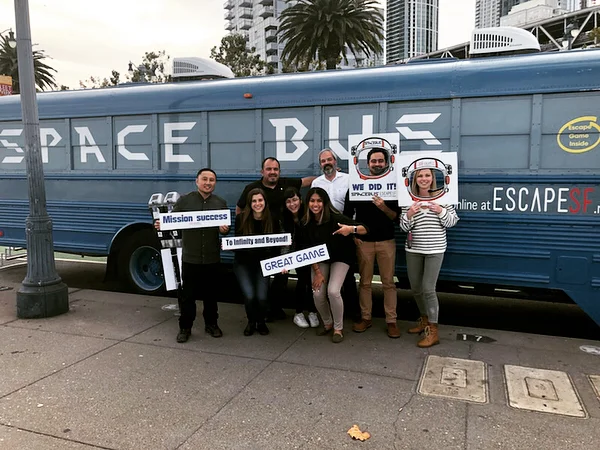 Escape room team bonding - We are proud to say that we all escaped!