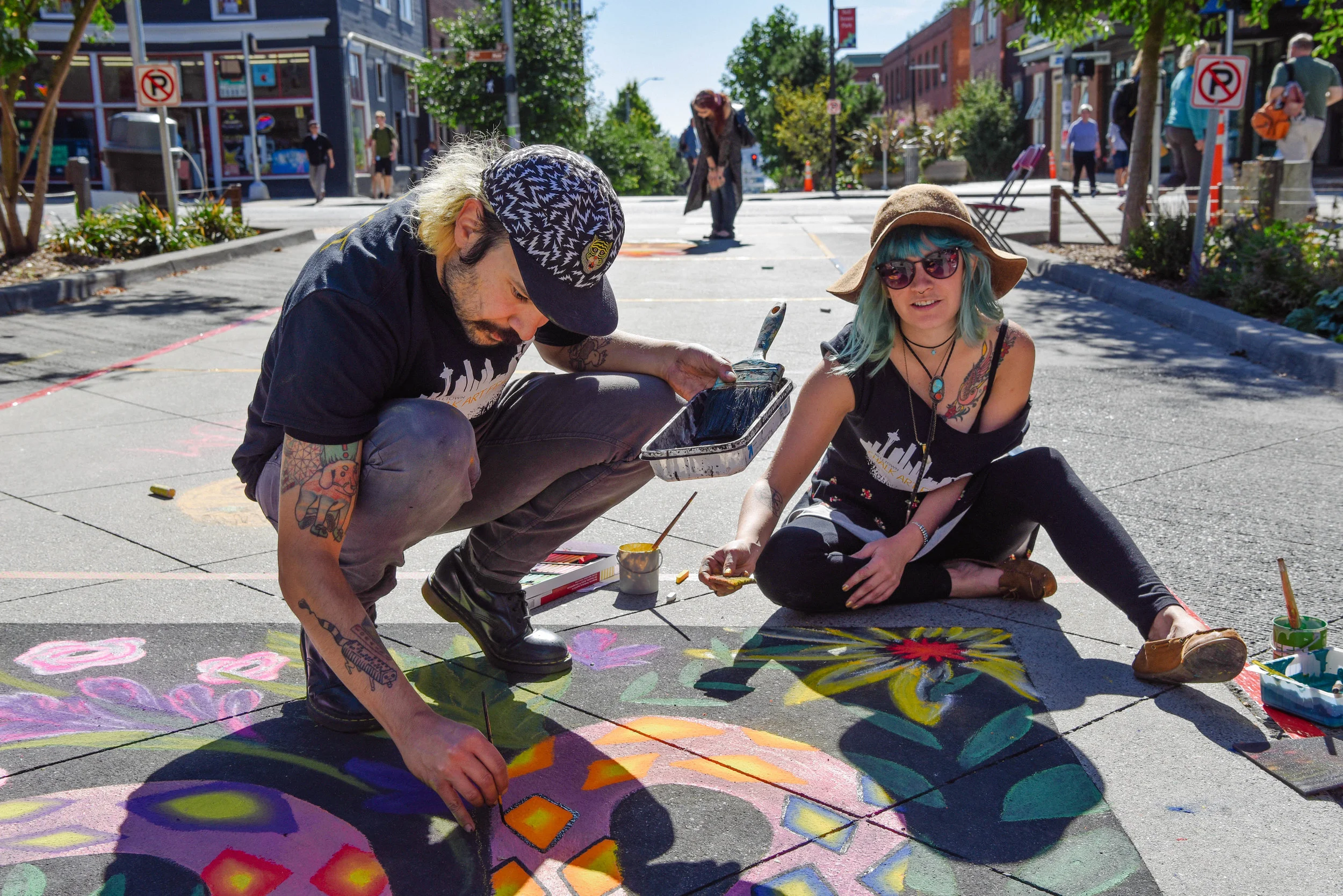 Belltown Chalkart Festival, 2018