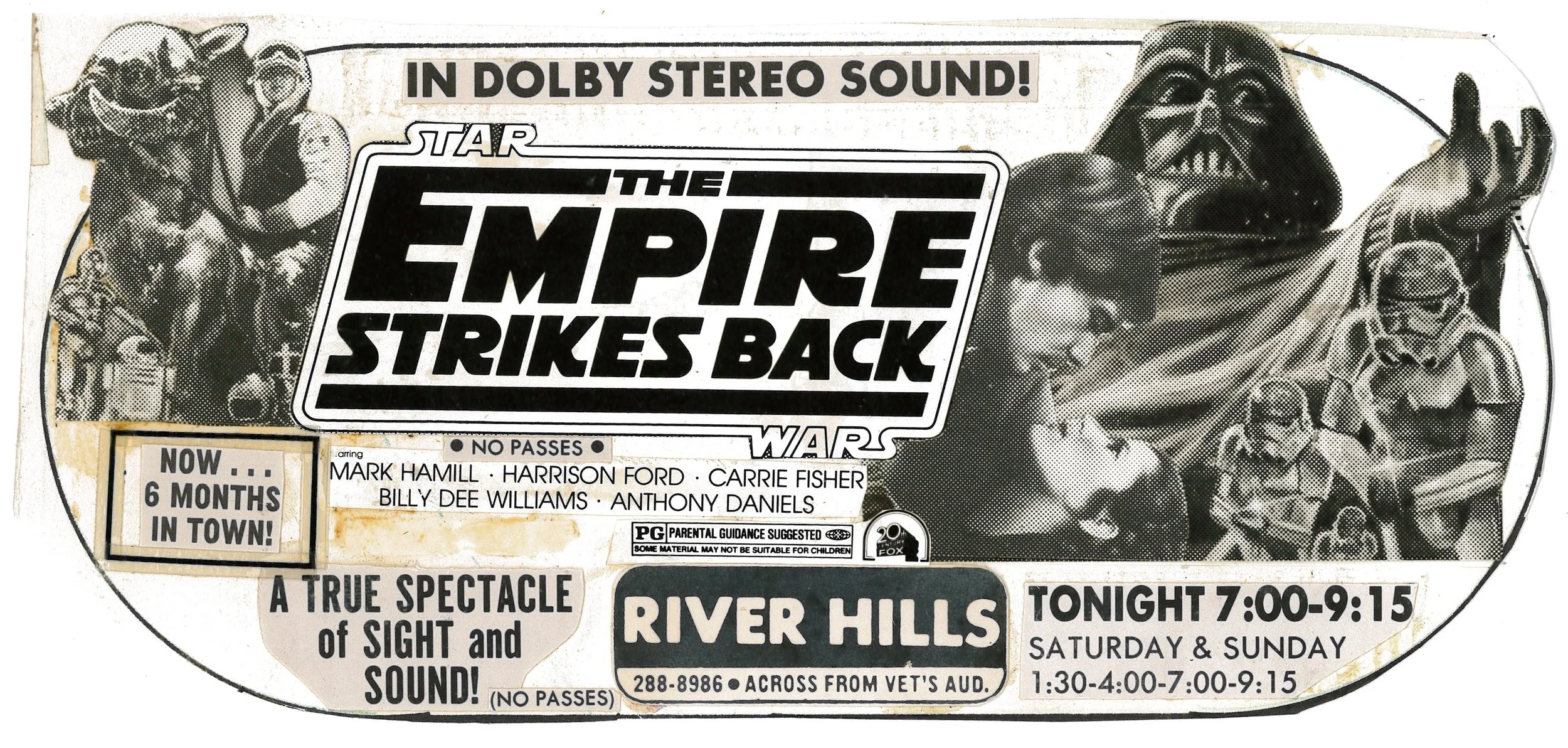 56 Weeks in Des Moines: Theater Ad Paste-ups and Proofs