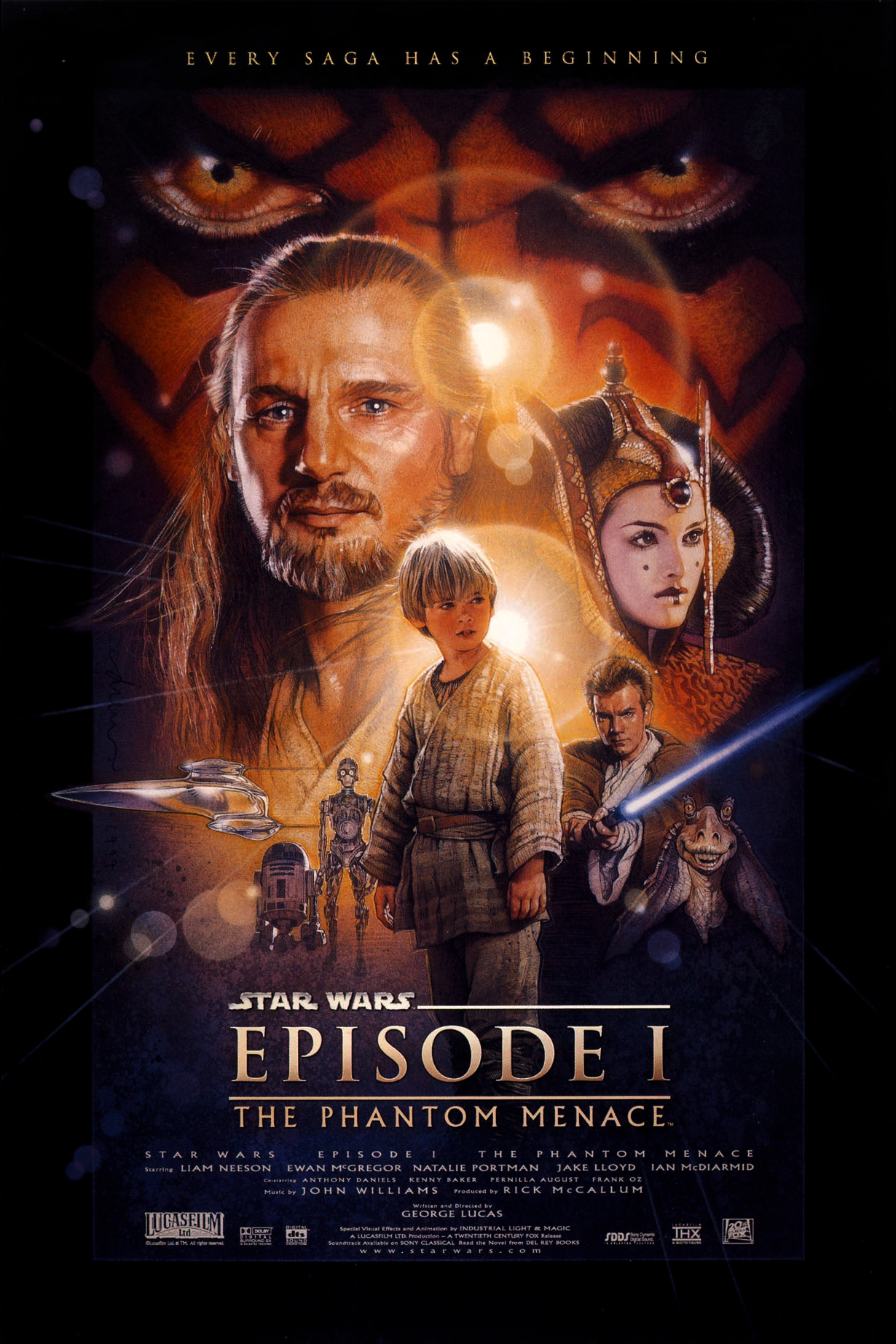 The Phantom Menace U.S. Theatrical One Sheet - Source: Wookieepedia