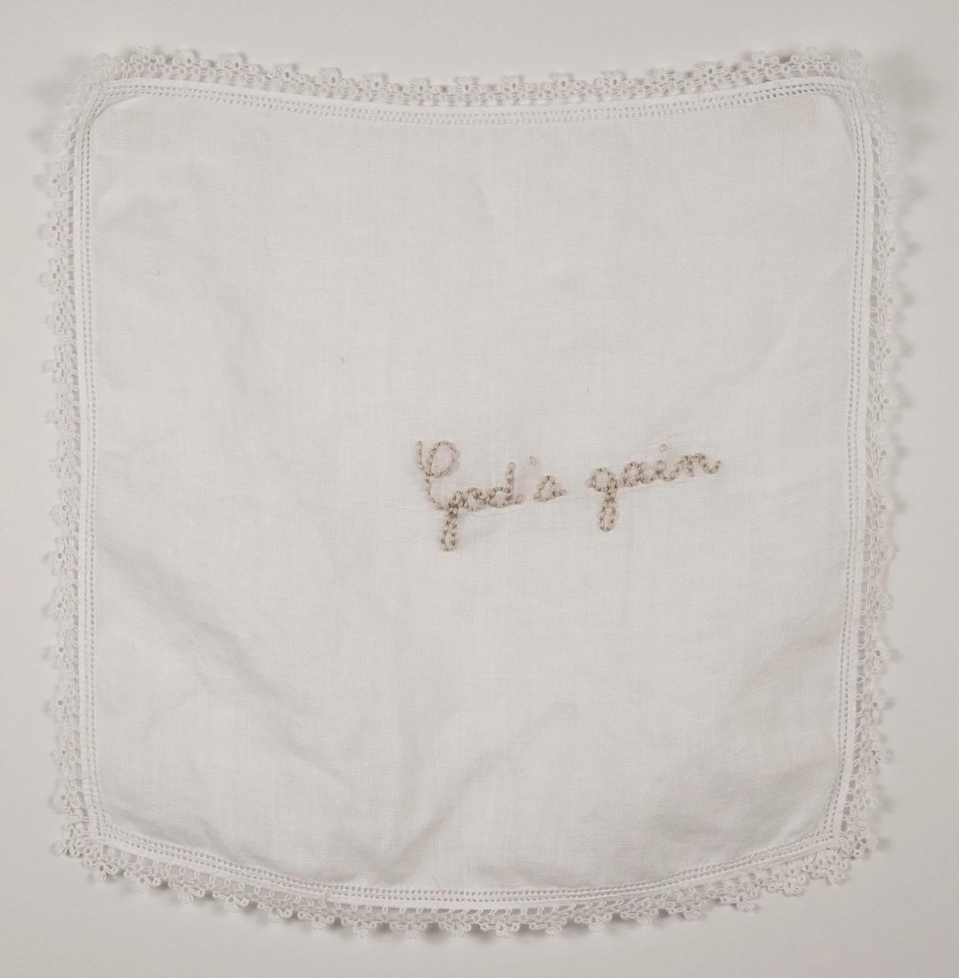 “God’s gain”