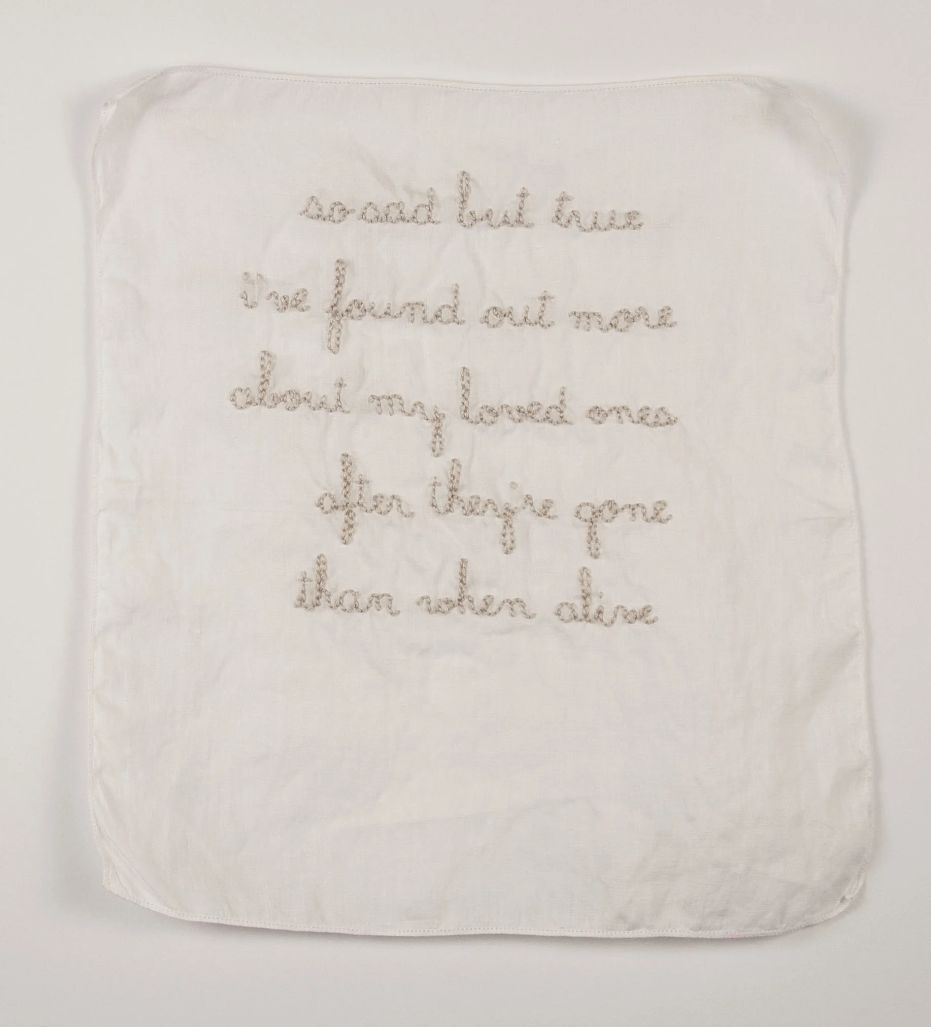 “so sad but true i’ve found out more about my loved ones after they’re gone than when alive”