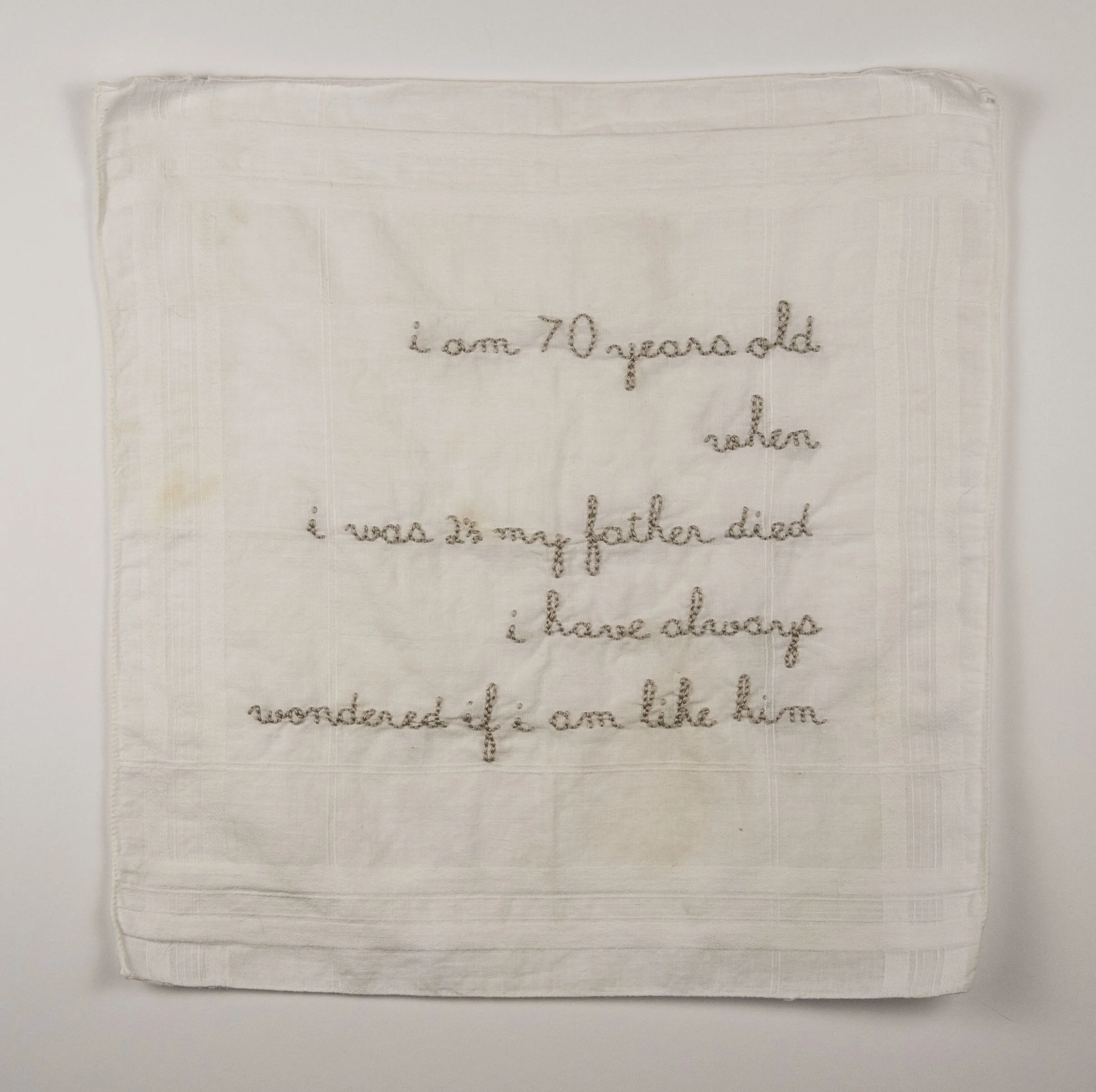 “i am 70 years old when i was 2 1/2 my father died i have always wondered if i am like him”