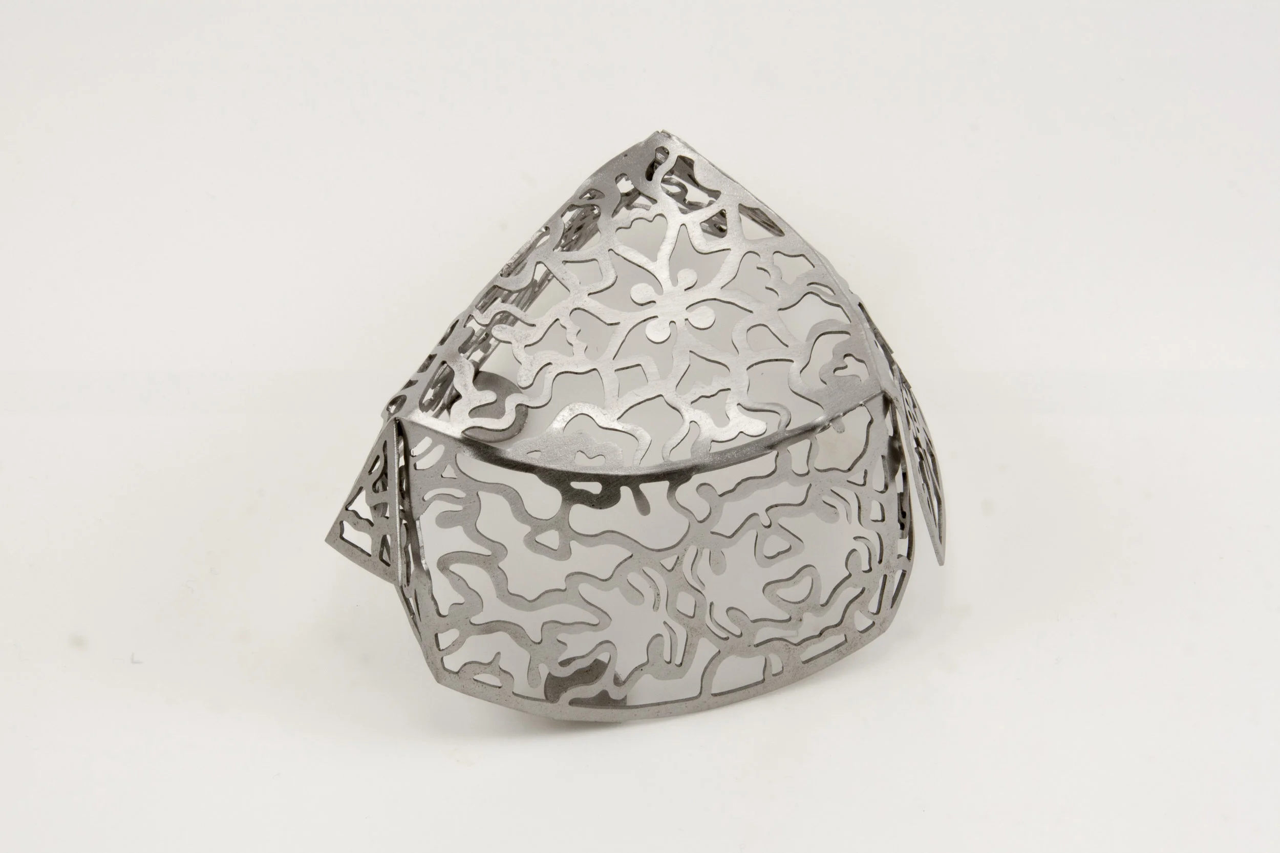 Idee Fixe II , steel, 2018, 3” x 3.5” x 2”