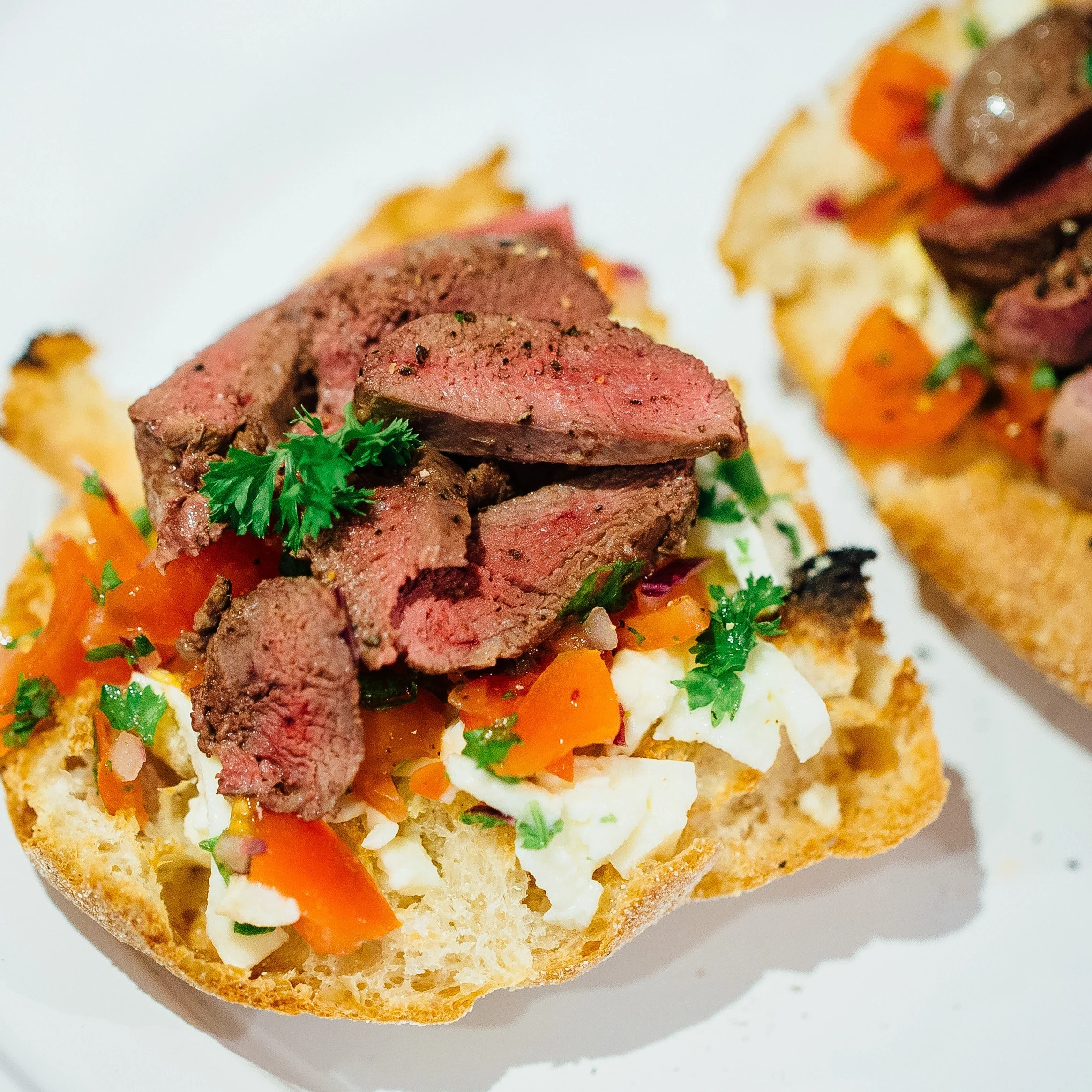 Our friends at www.geeand.co might make fabulous wreaths but they are also a dab hand at cooking - just look at this wonderful Teal bruschetta they made with our game. Looks delicious......