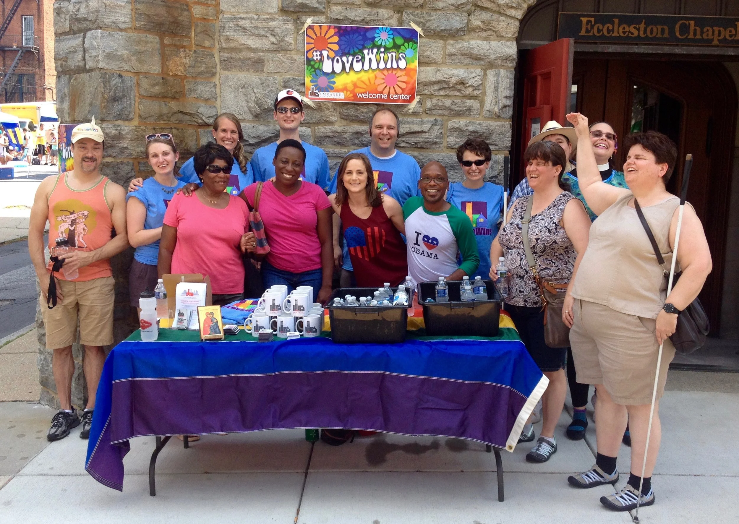 Emmanuelites at Baltimore Pride, 2016.