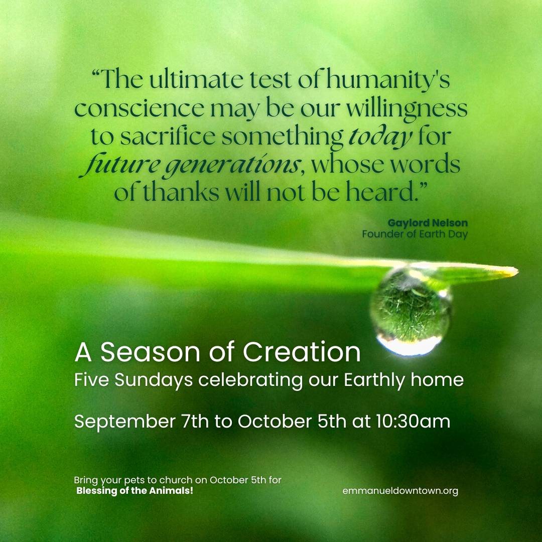 Creation Season: Caring for Mother Earth