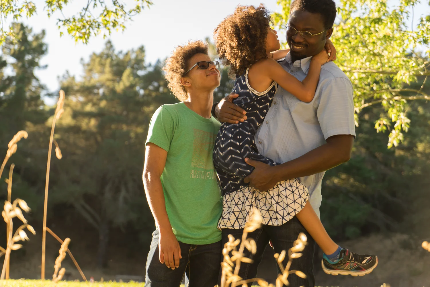 family of three-Lafayette outdoor photography