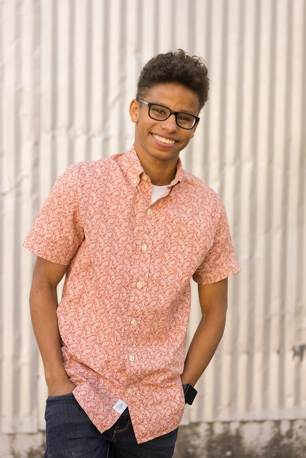 teen boy smiling at camera-San Ramon senior photography