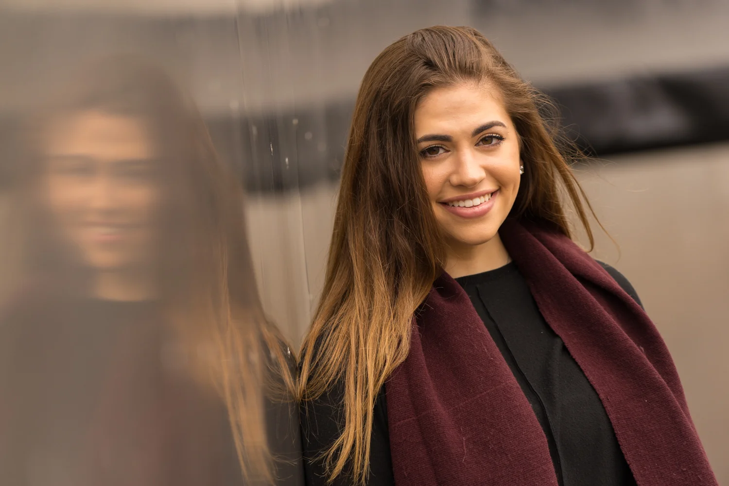 seventeen year old girl smiling at the camera-SF Bay Area lifestyle photographer
