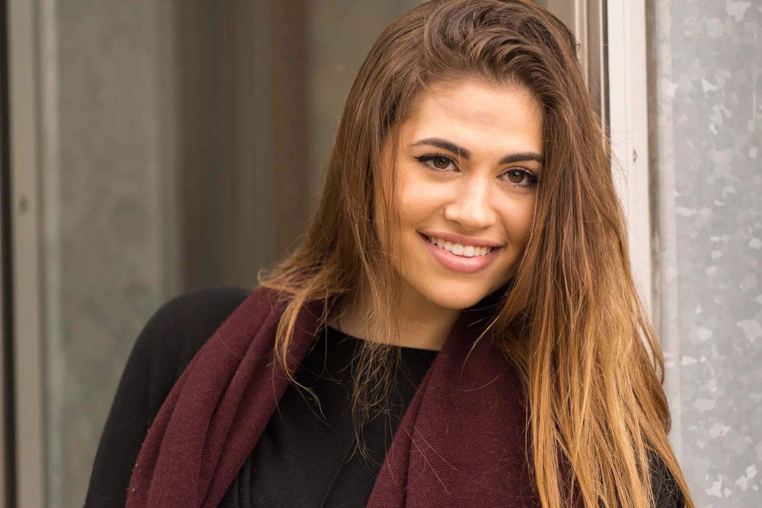 high school graduate smiling-San Francisco Bay Area outdoor photographer