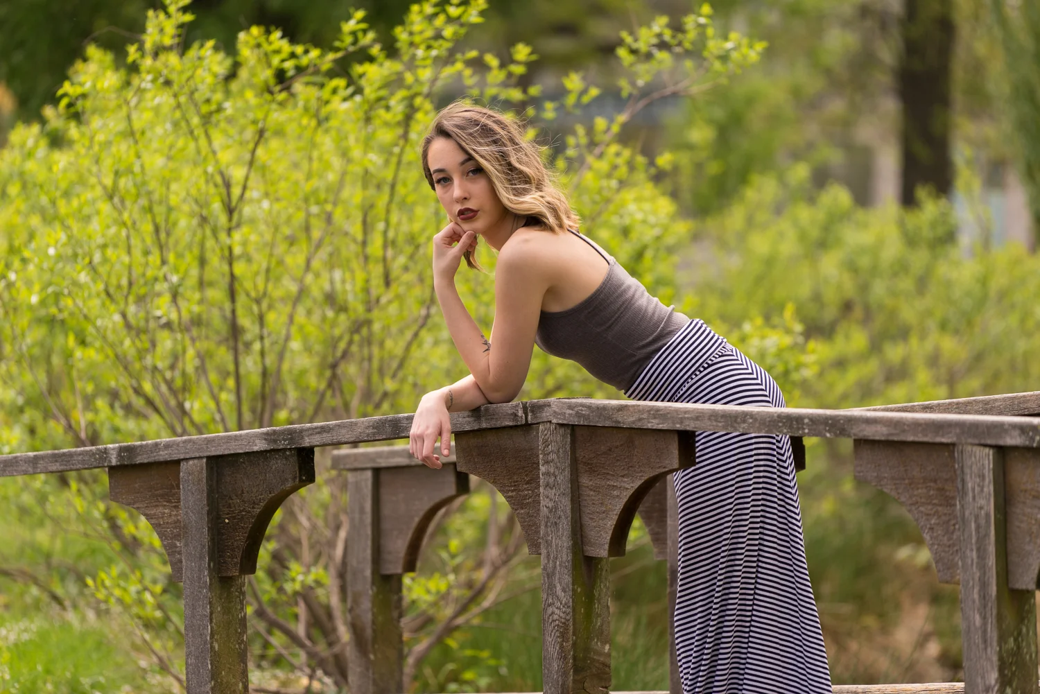 high school graduate in park-northern CA senior portraits
