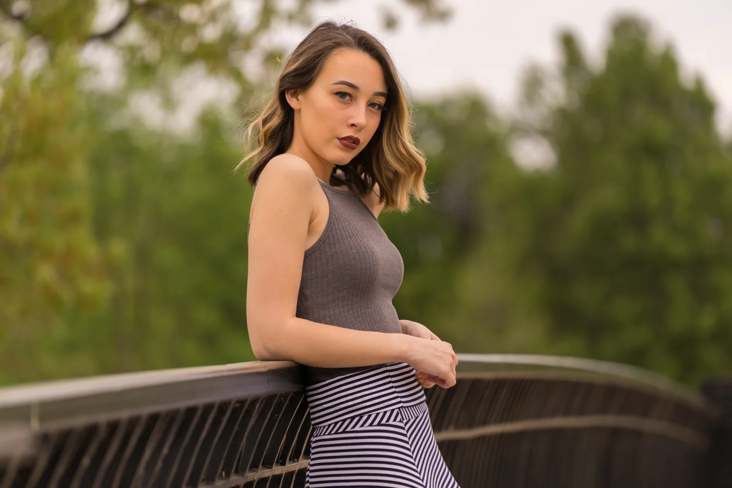 high school girl in spring-SF Bay area senior photographer