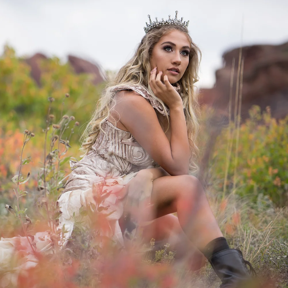 senior in styled shoot - Oakland portraits