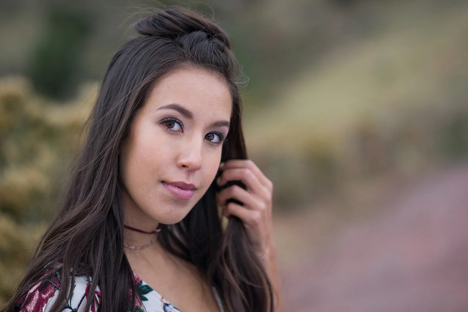 smiling teen girl - San Francisco East bay area senior portraits