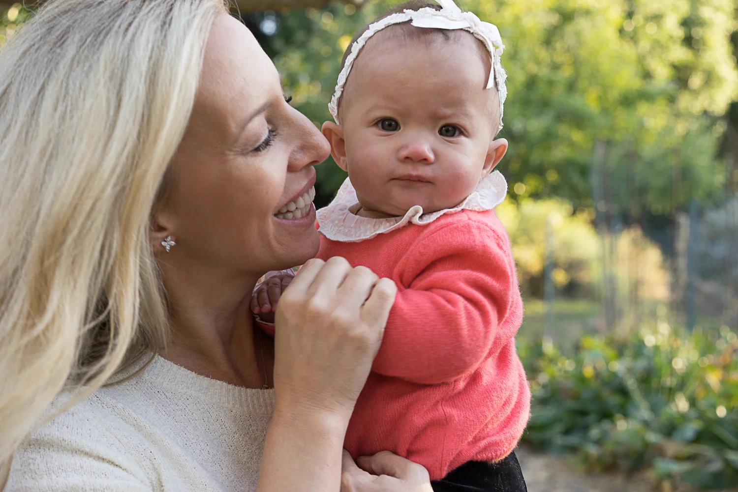 mom with baby girl - Danville family portraits