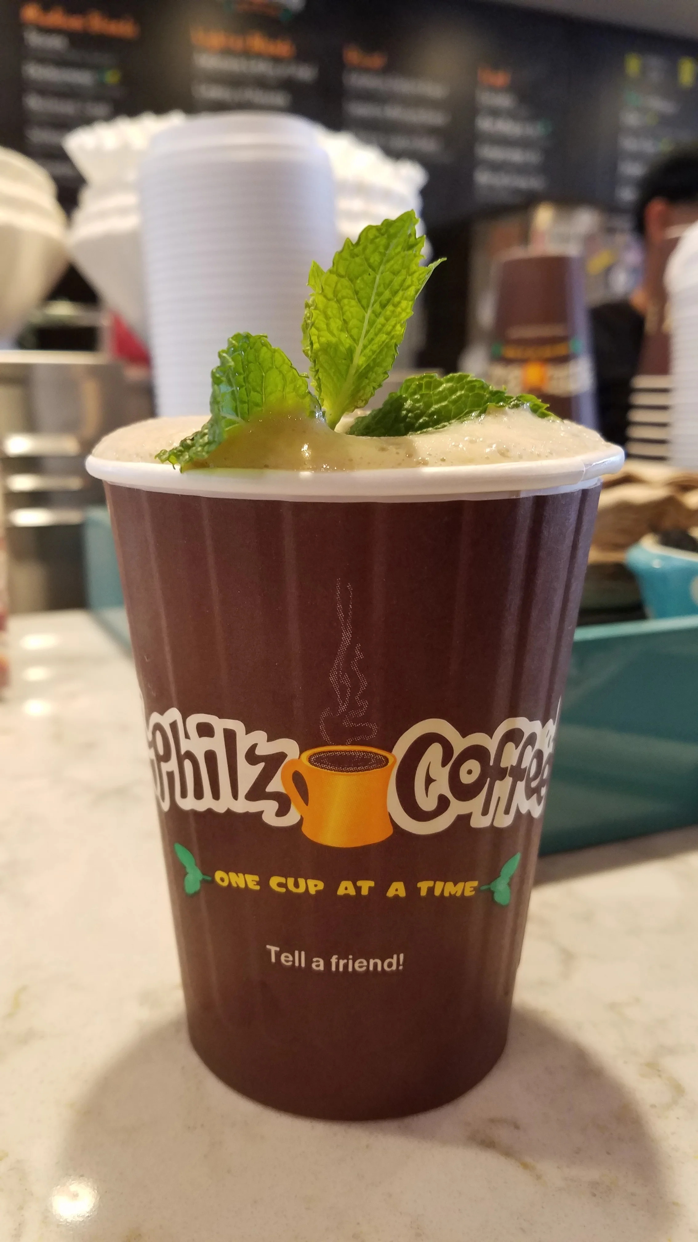 Philz Coffee Mint Mojito is a MUST if you visit the bay.